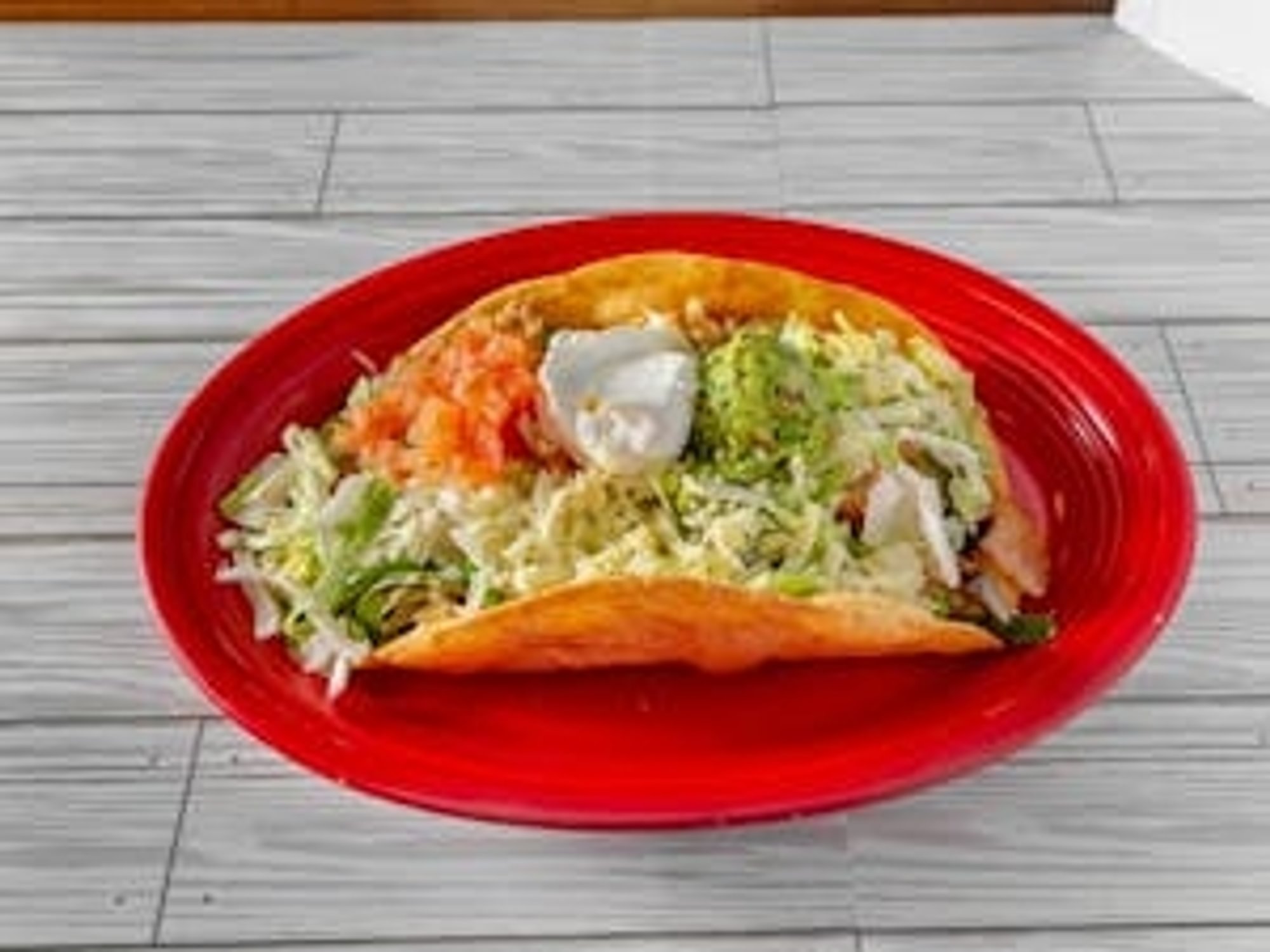Taco Salad Fajita Shrimp