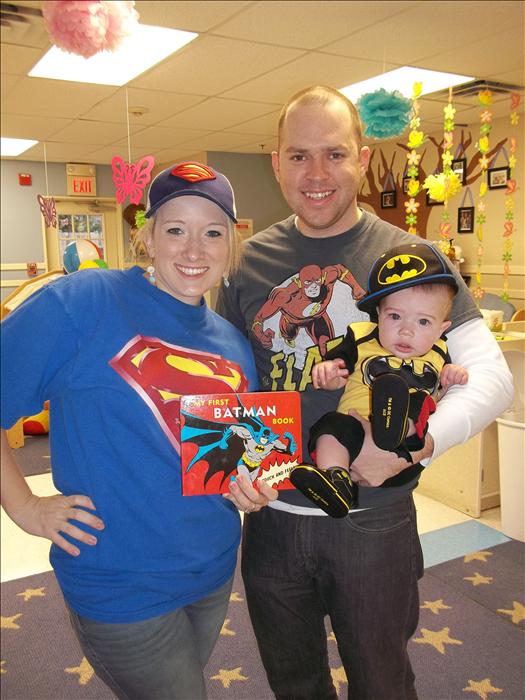 Even our families joined the fun for Superhero Day!