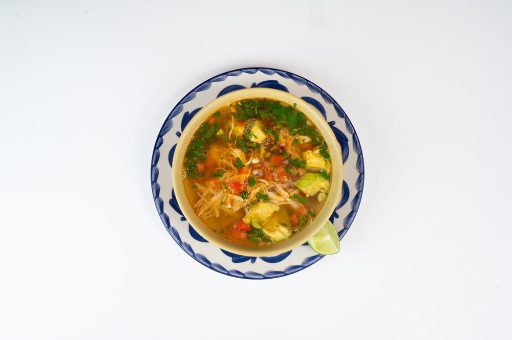 chicken soup (caldo de pollo)