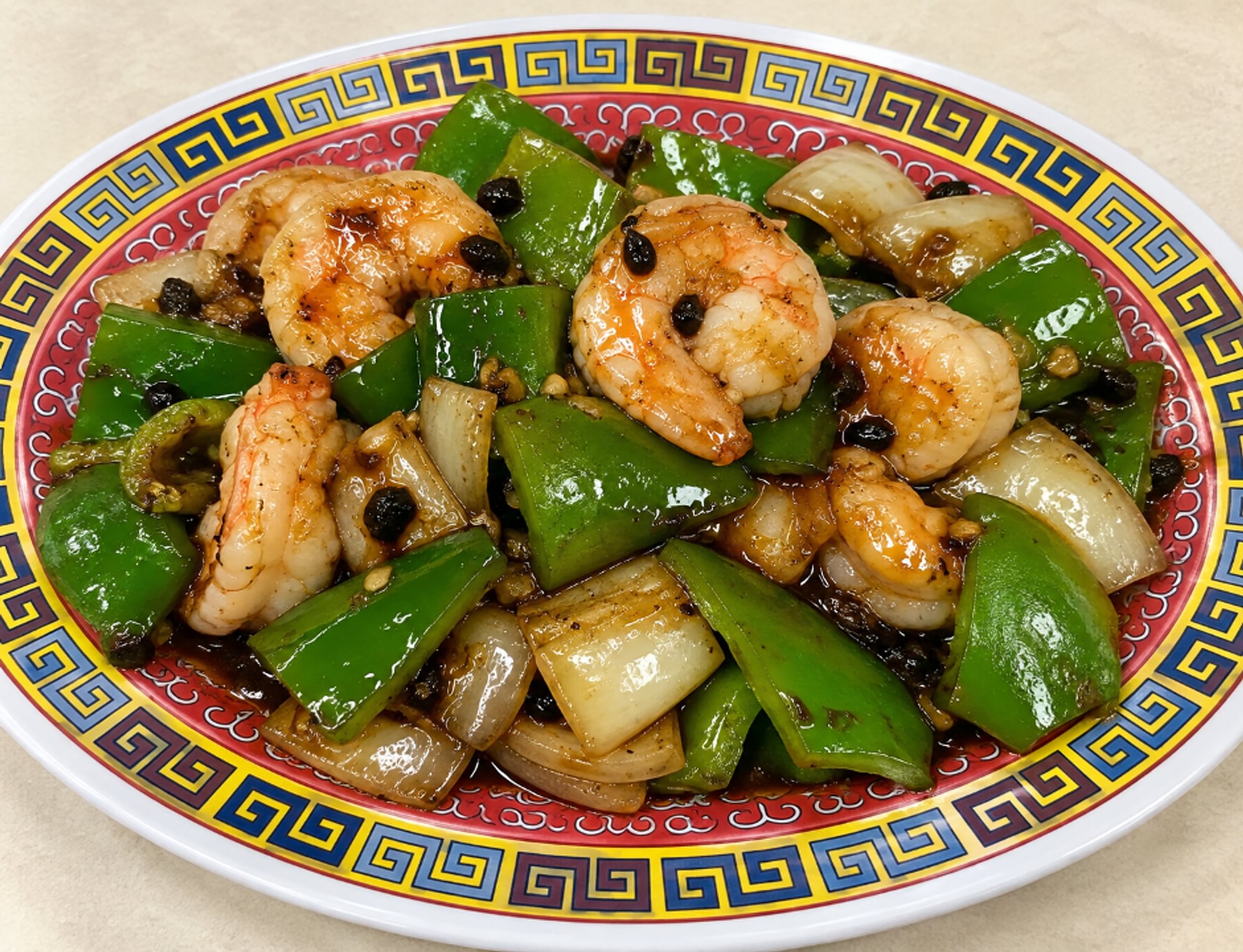 豉汁虾 59.Shrimp with Black Bean