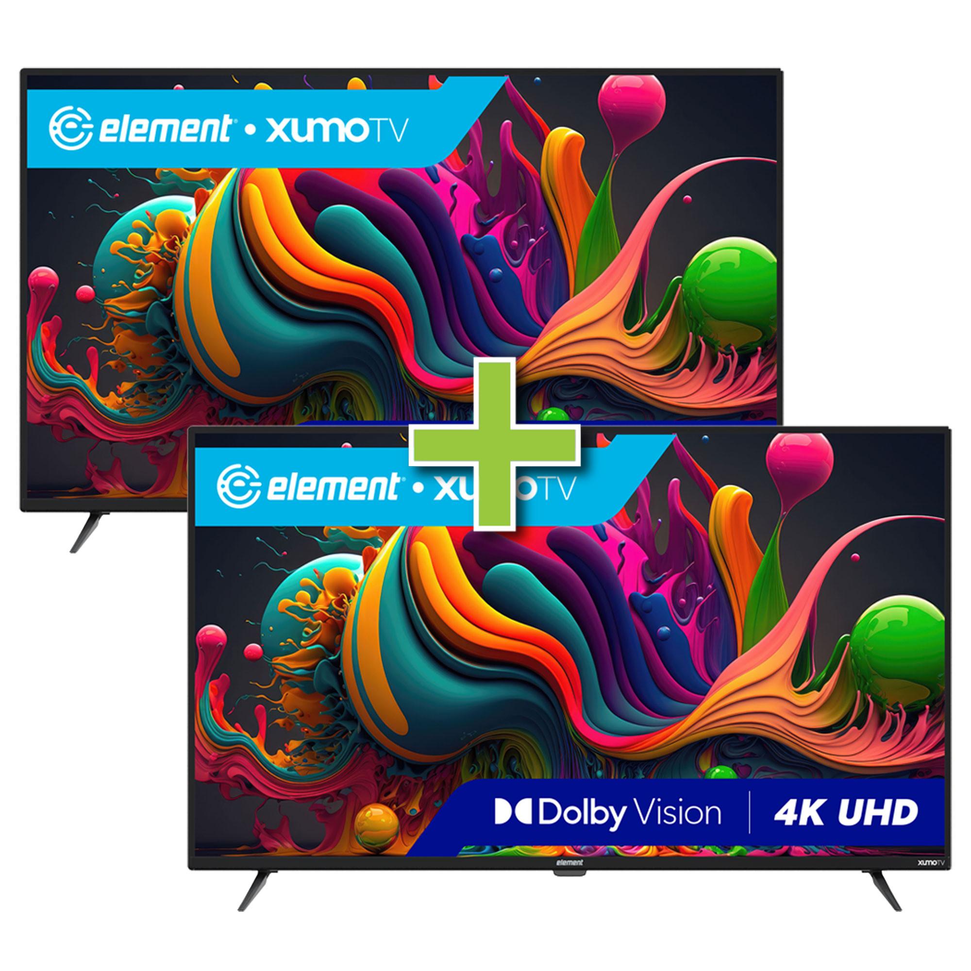 50" Element 4K UHD Smart Xumo TV - 2 TV Bundle