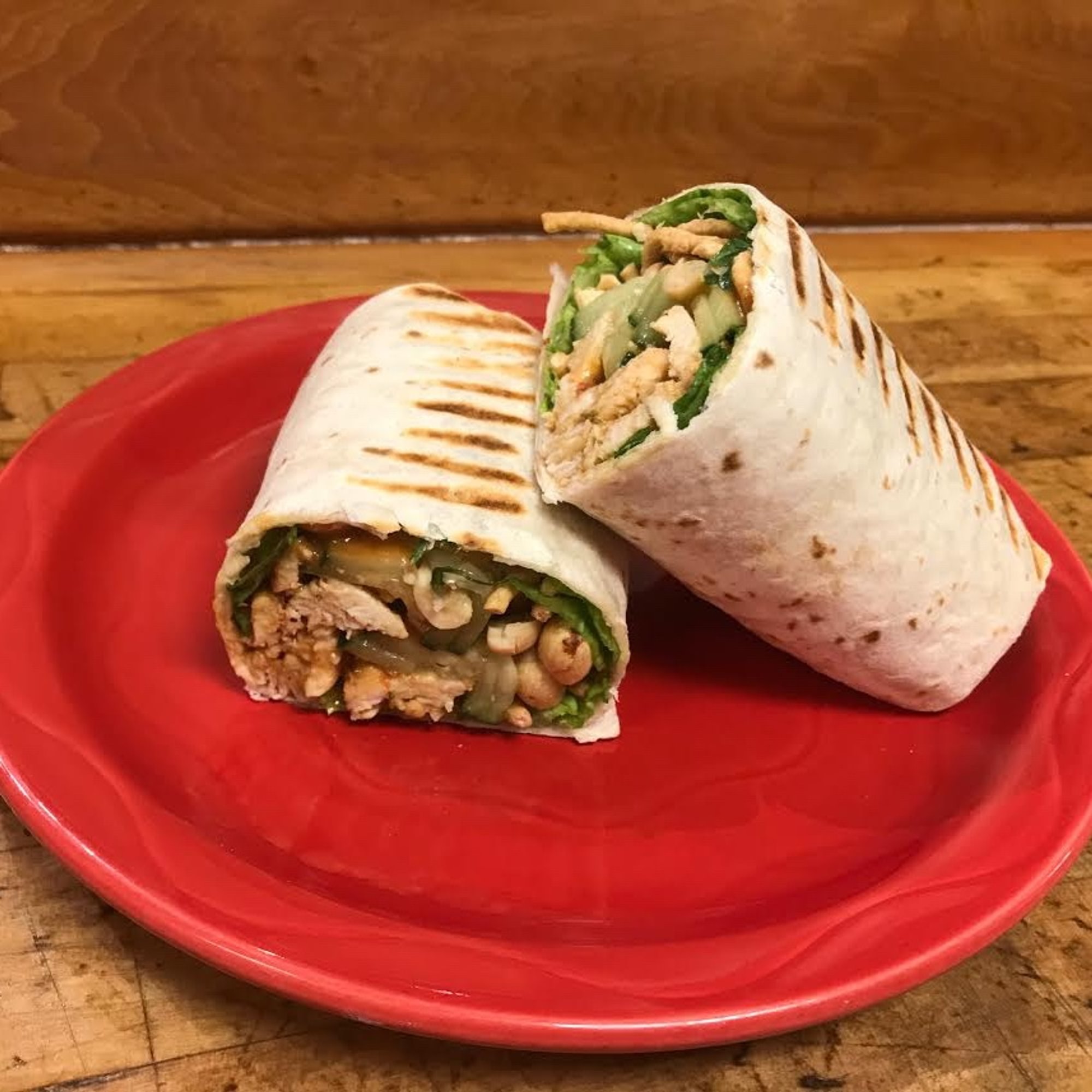 Half Thai Chicken Wrap
