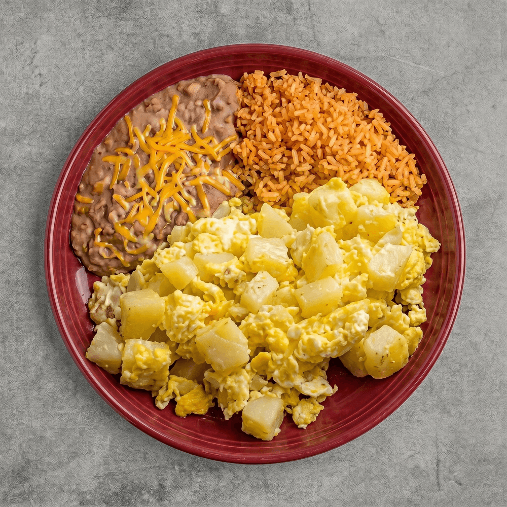 Potatoes and Eggs Plate
