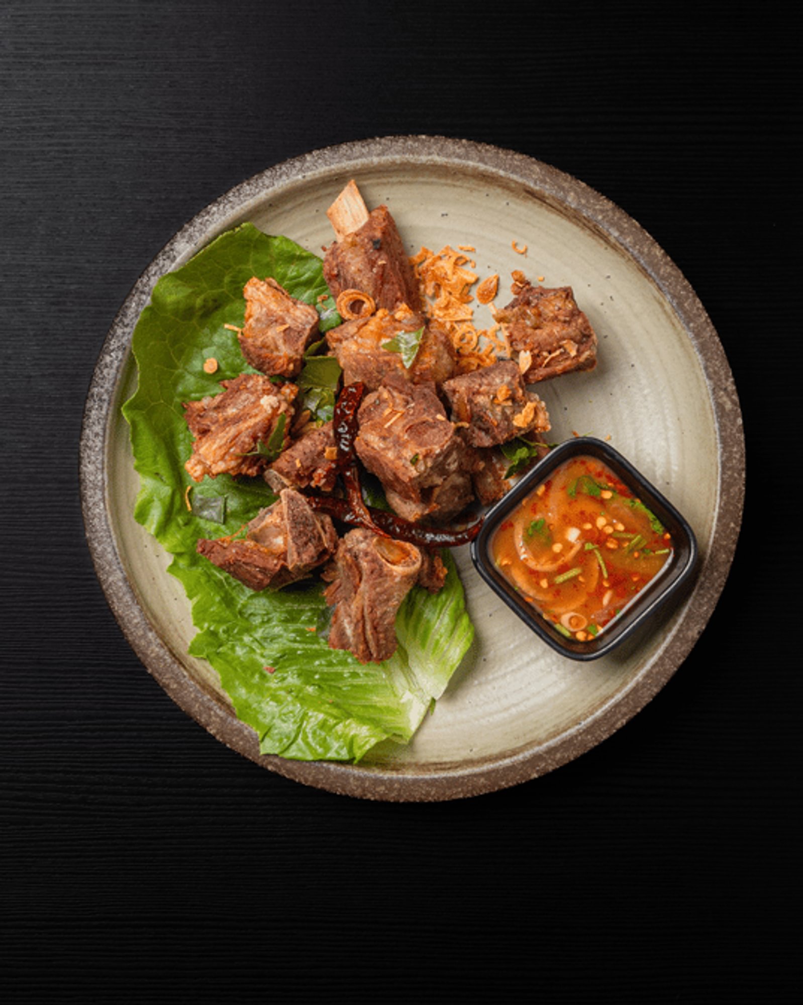 Fried Pork Spare Ribs