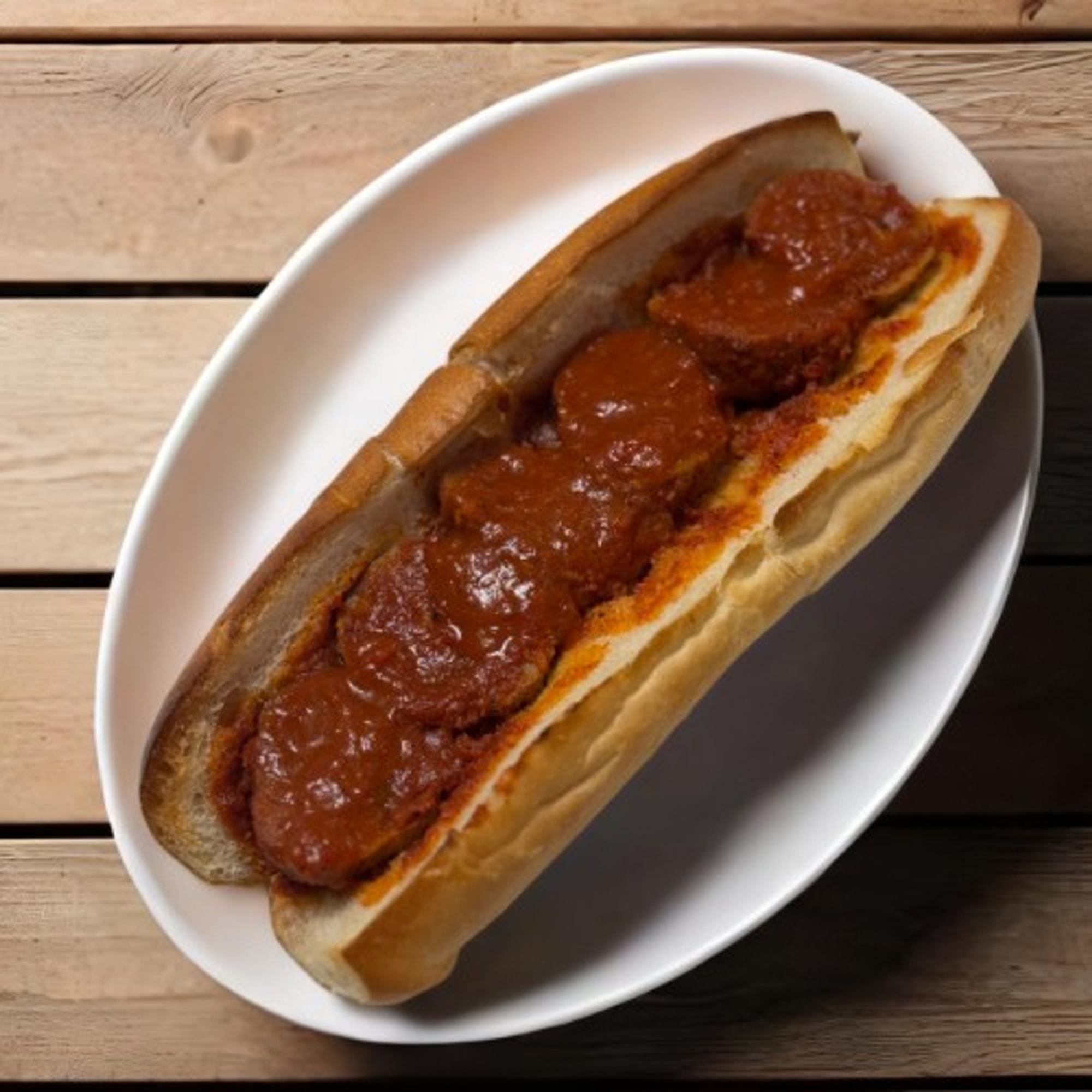 Meatball Hero with Sauce 12"