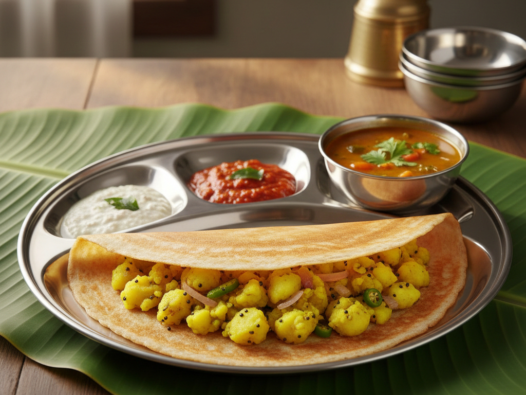 Veg Spring Dosa (V, GF, DF, NF)