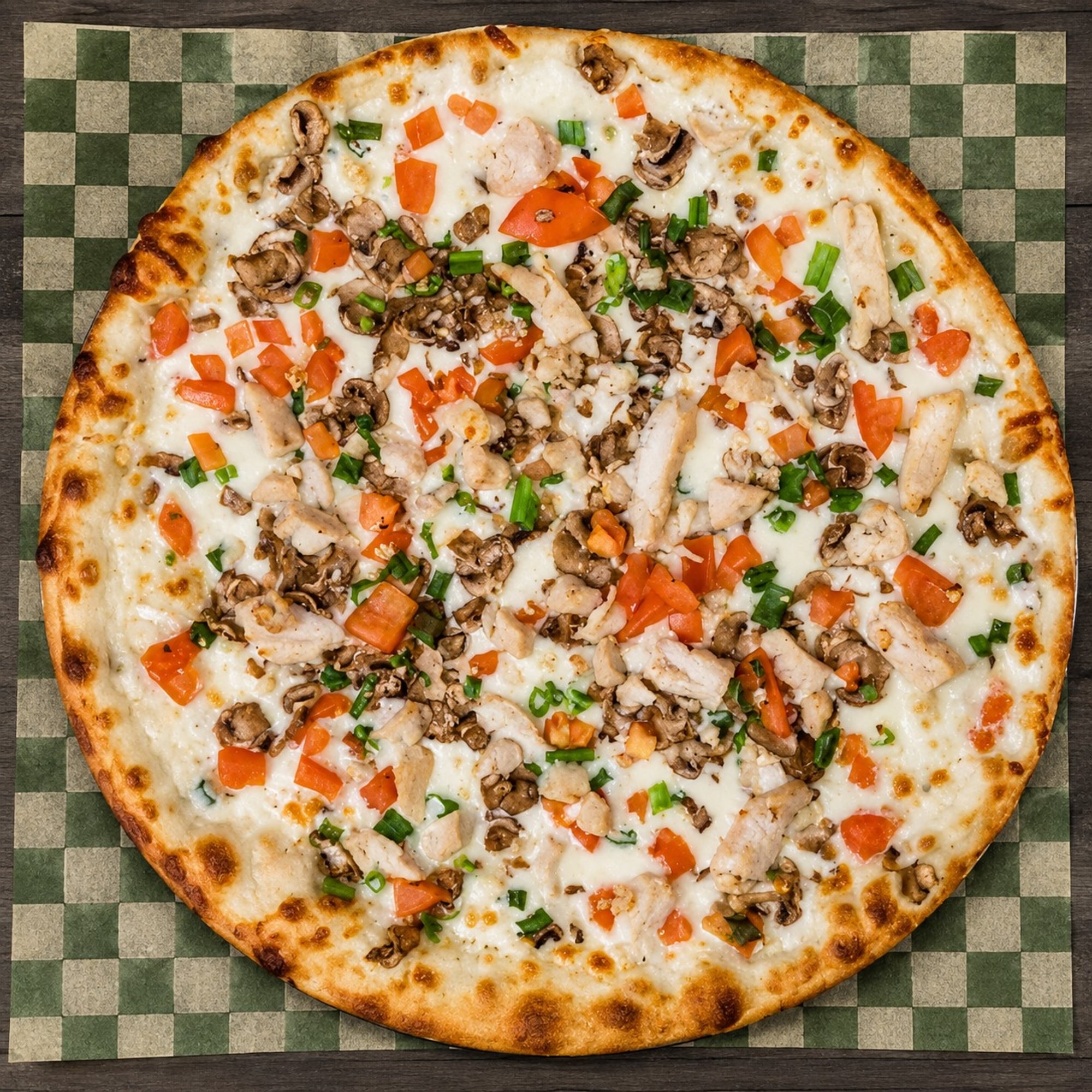 Garlic Chicken Pizza
