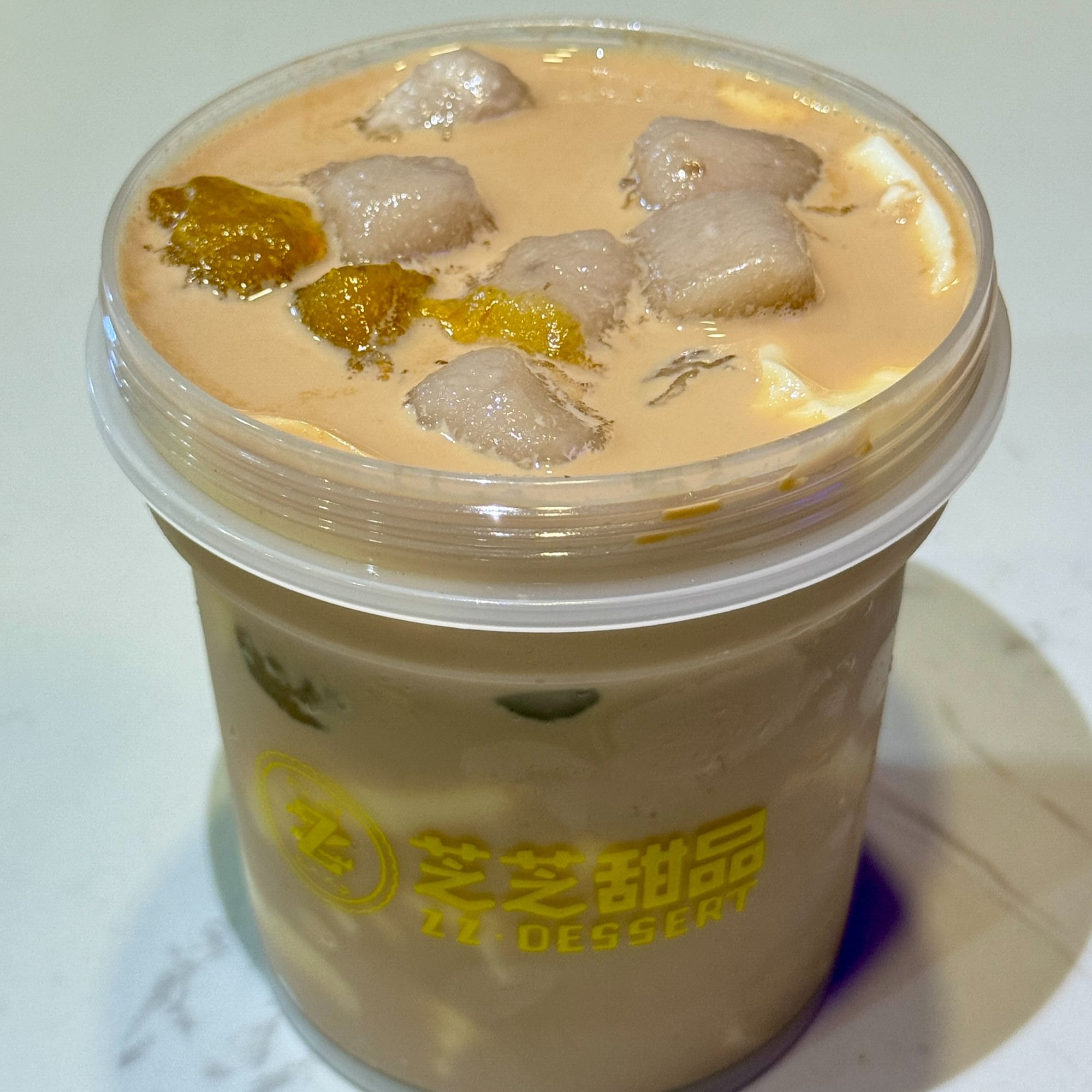 Milk Tea Milk Pudding Taro Ball