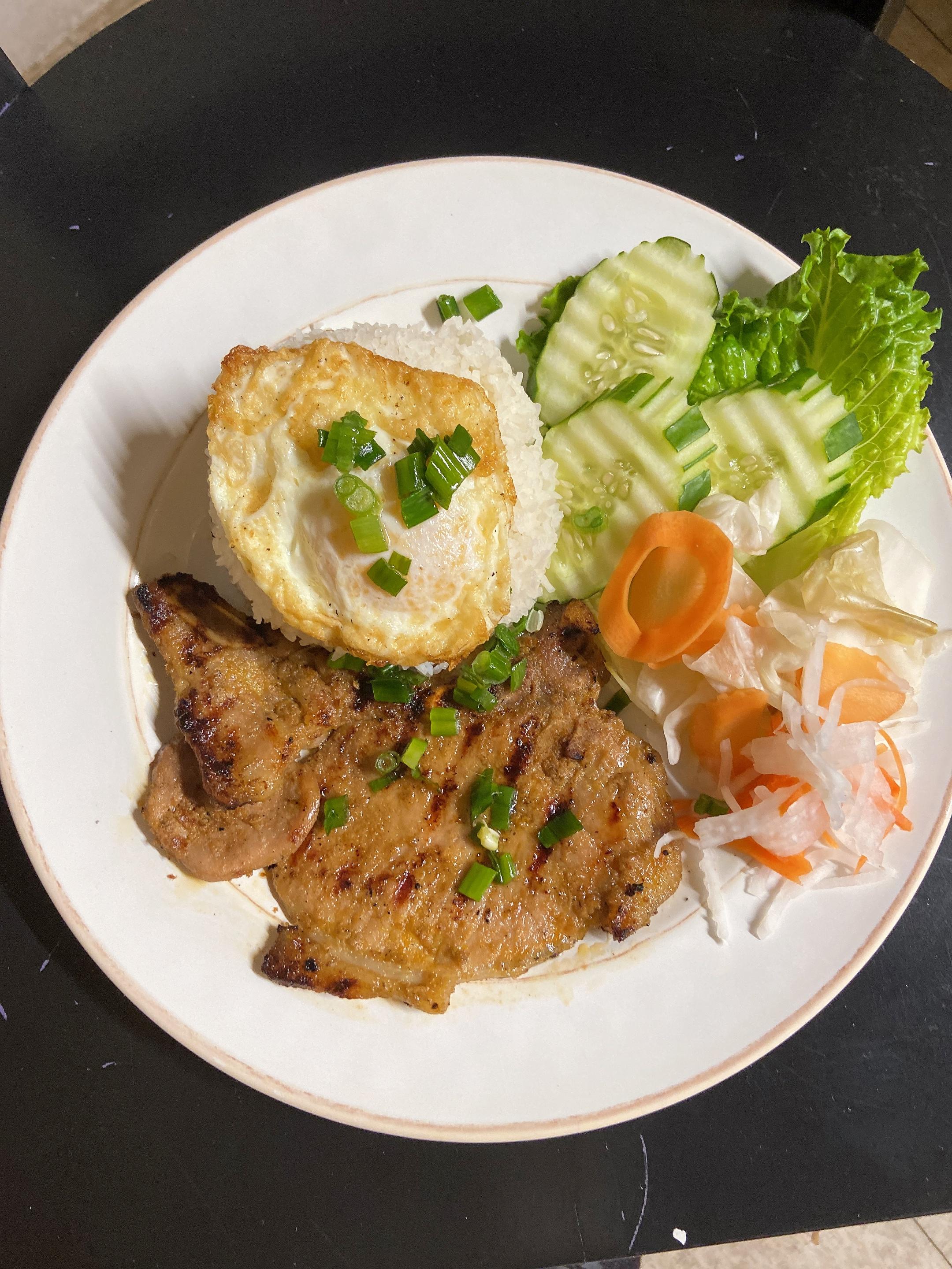 C2 - Grilled Pork Chop - Cơm Sườn Nướng Opla