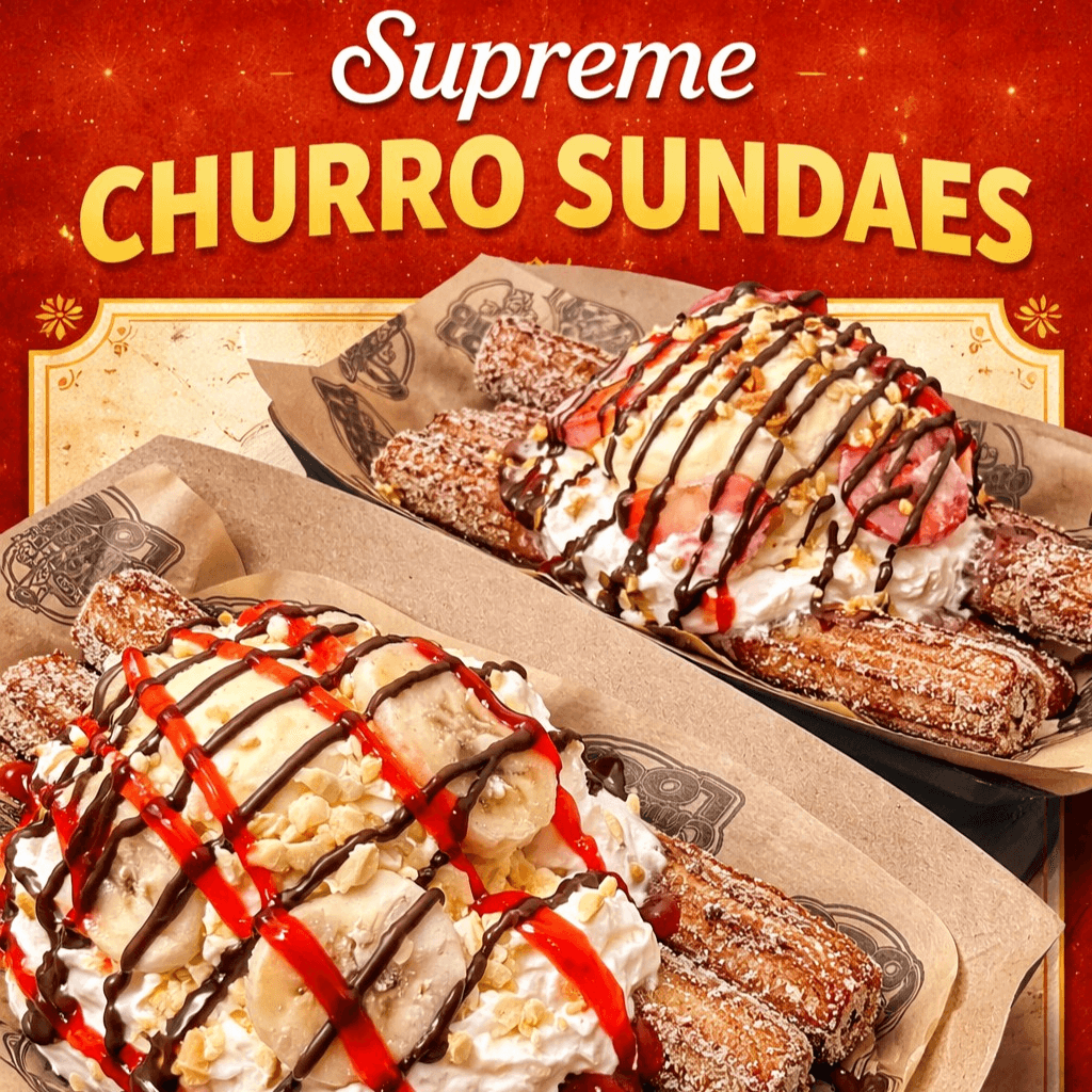 Churro Sundae