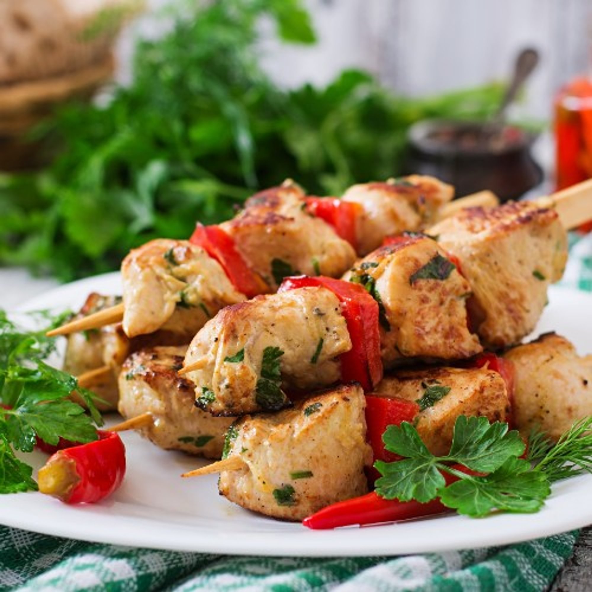 Mint Chicken Kebab
