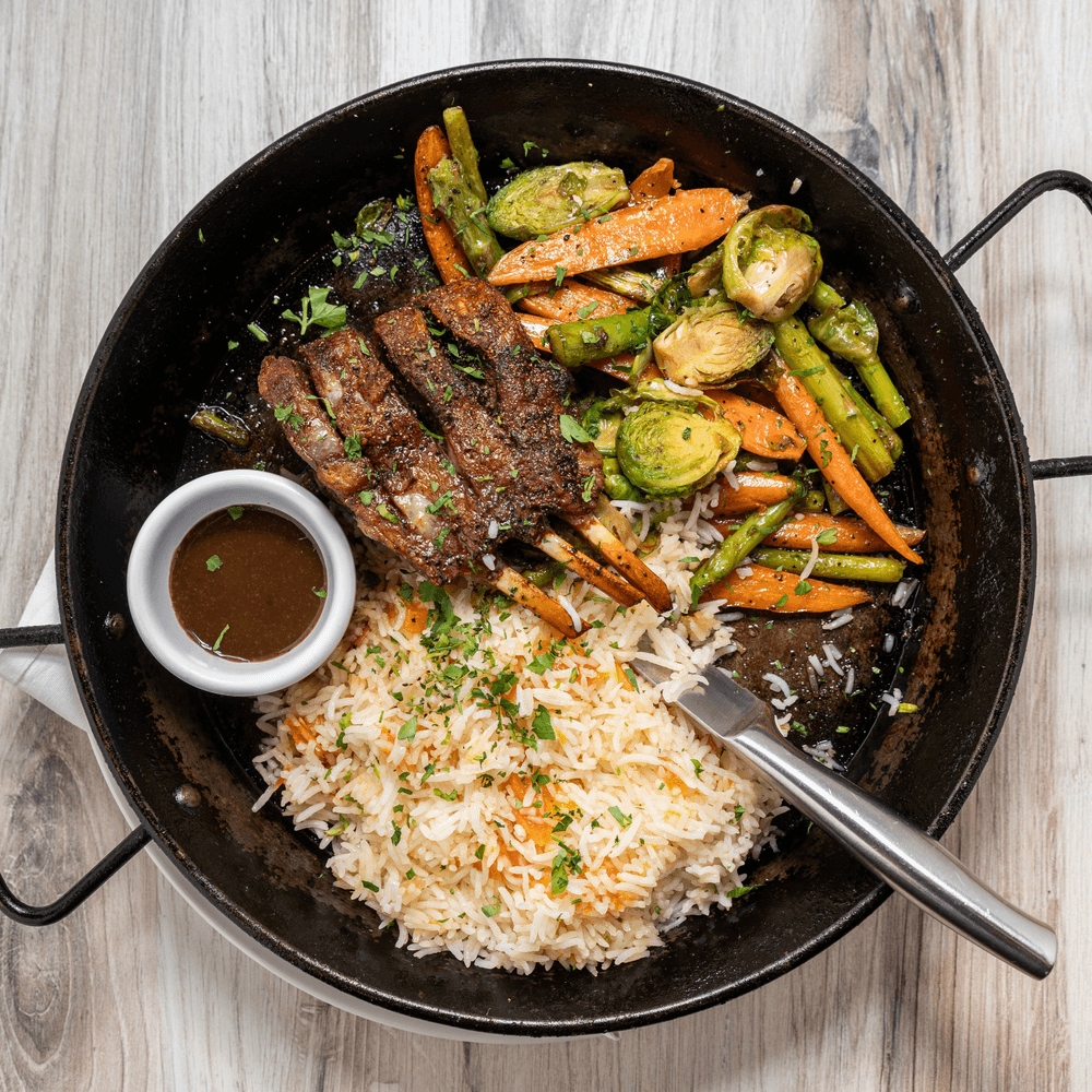 Grilled Rack of Lamb