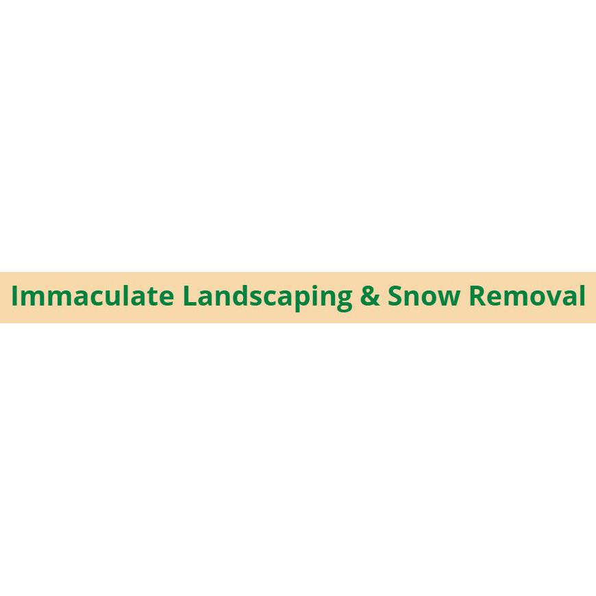 Immaculate Landscaping & Snow Removal Logo