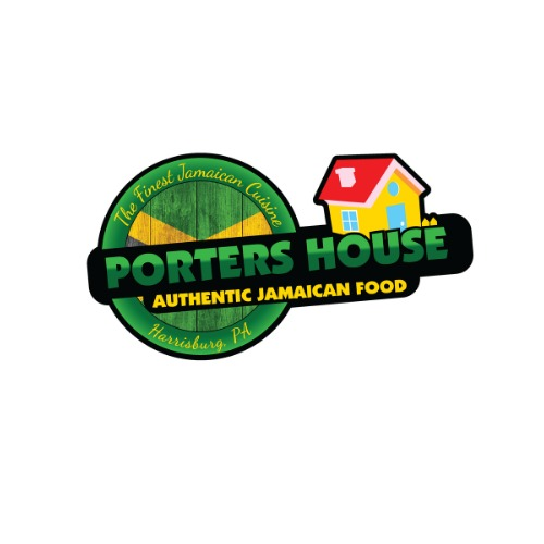 Porter's House Jamaican Restaurant on 6th St Logo