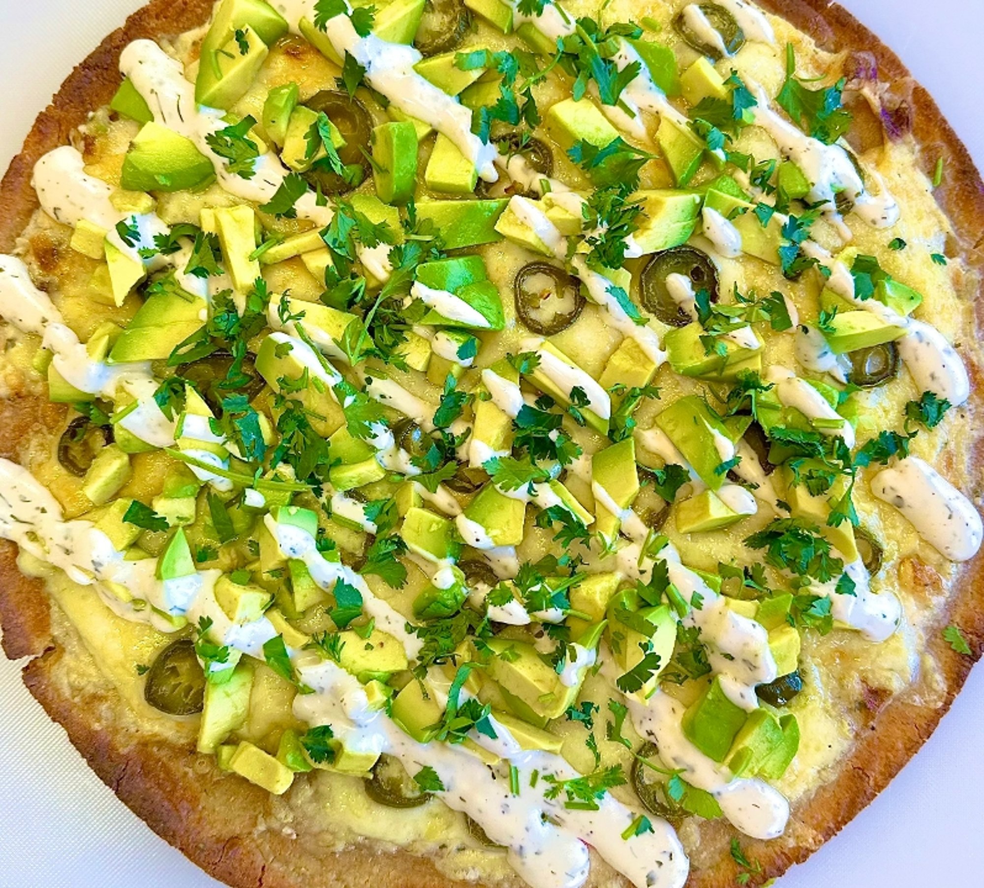 Avo Bacon Ranch Pizza