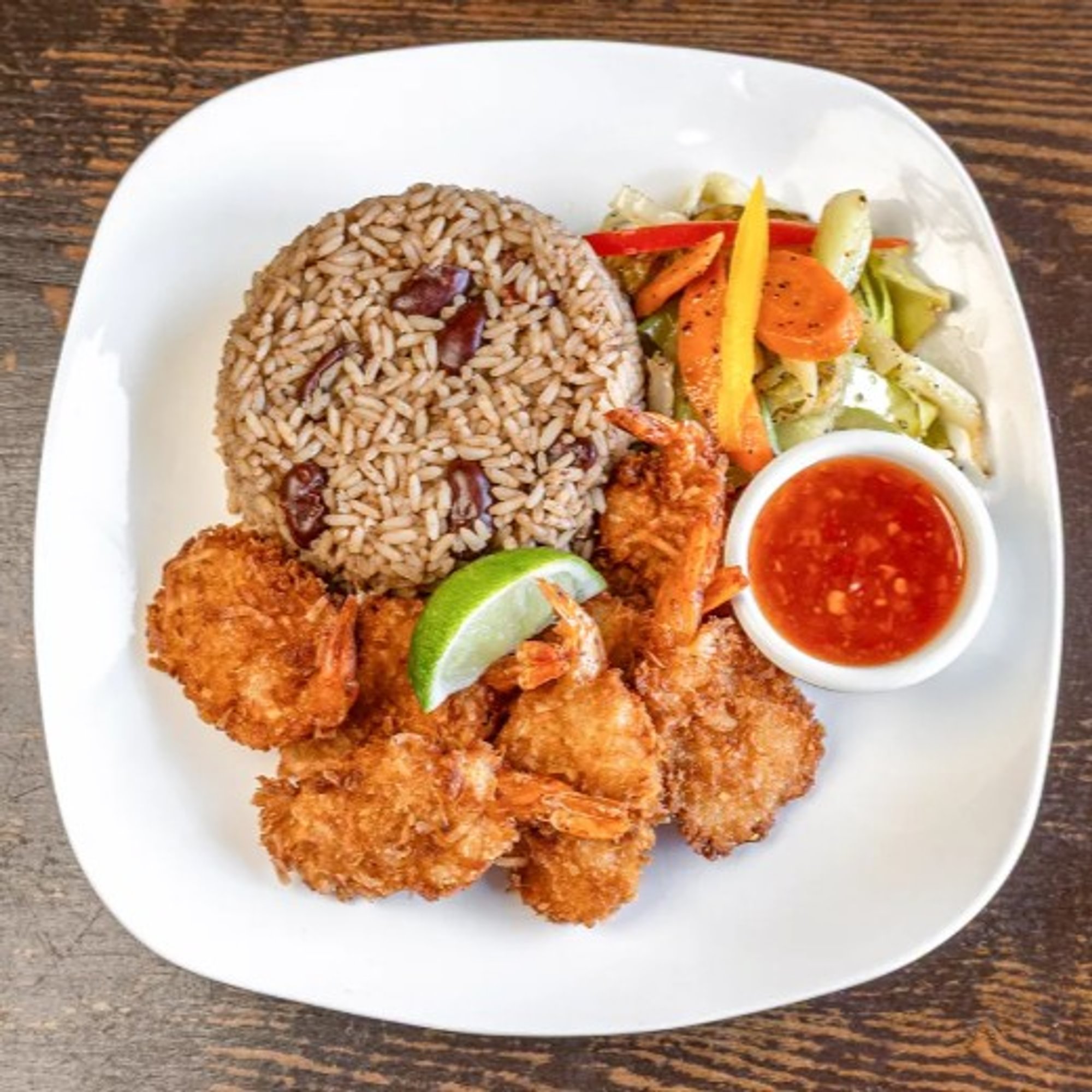 Coconut fried shrimp