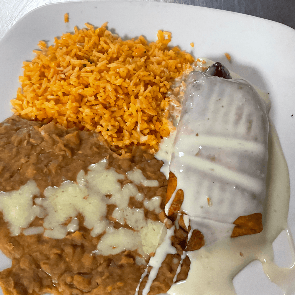 Veggie Deep-Fried Chimichanga
