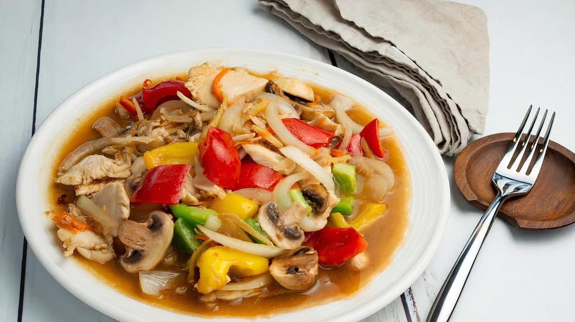 L Stir-Fried Ginger Chicken gf