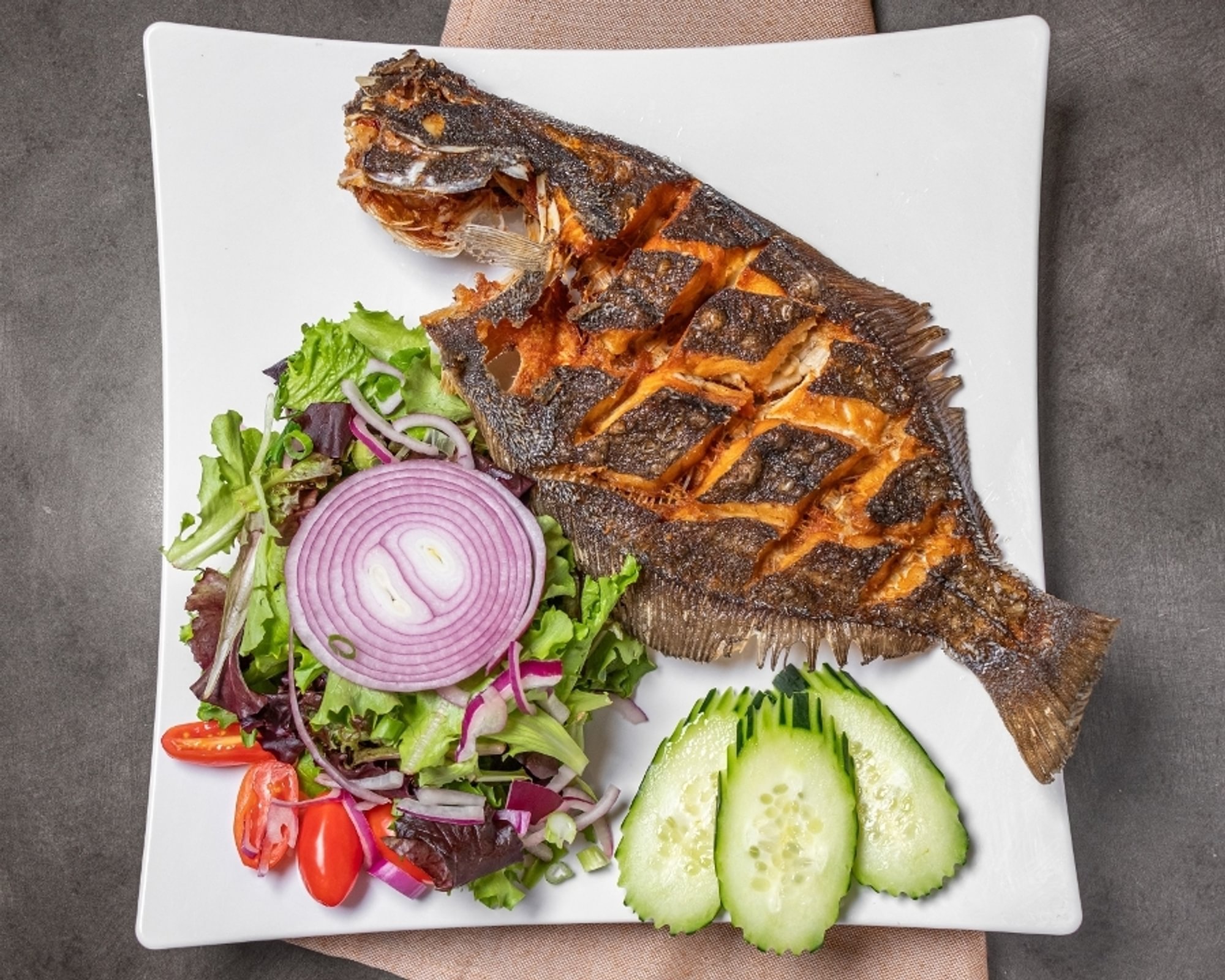Blackened Flounder