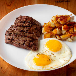 RANCH STEAK & EGGS