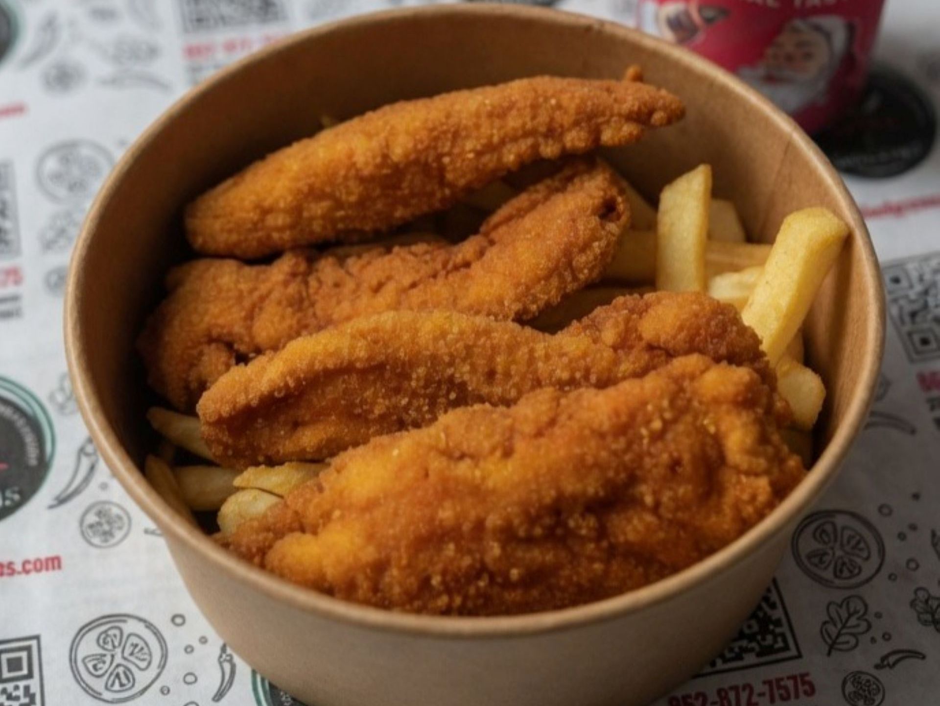 Chicken Fingers (4 Pcs.) with fries