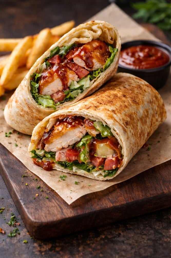 *NEW Spicy Crispy Chicken Wrap