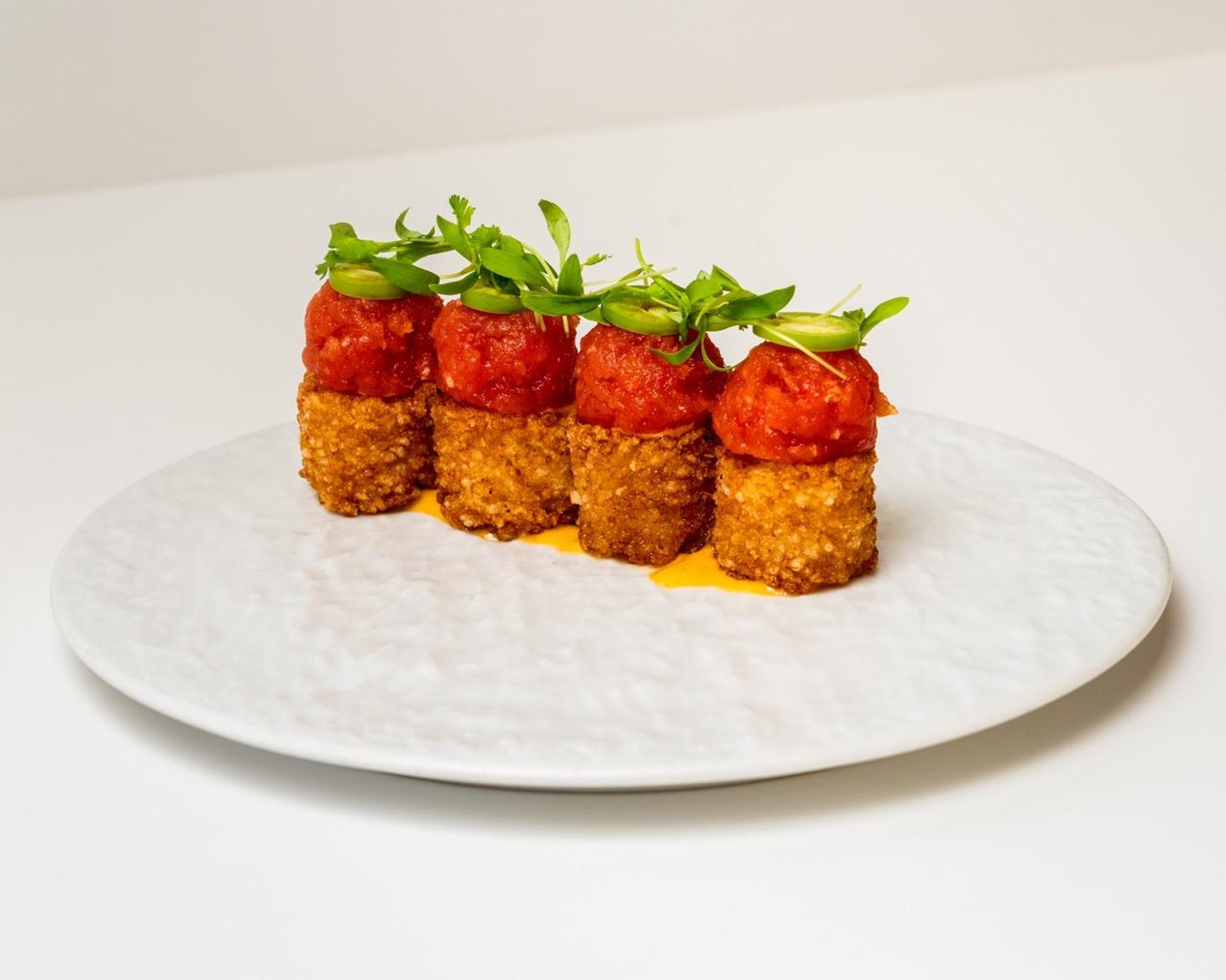 SPICY TUNA ON TOAST