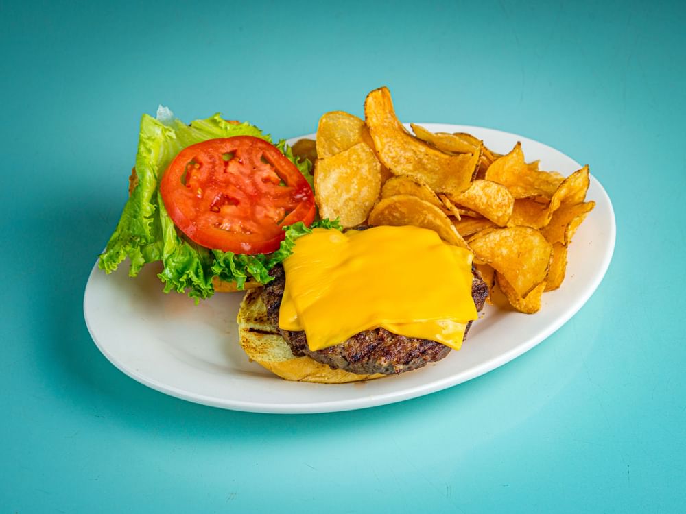 100% Black Angus Burger