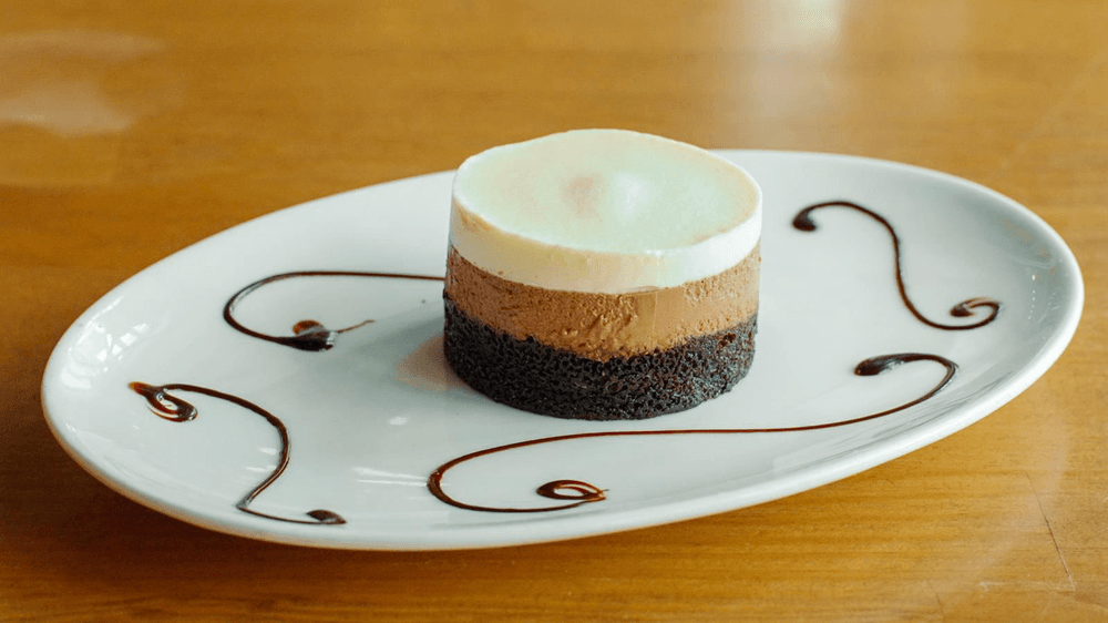 Three Chocolate Mouse Cake