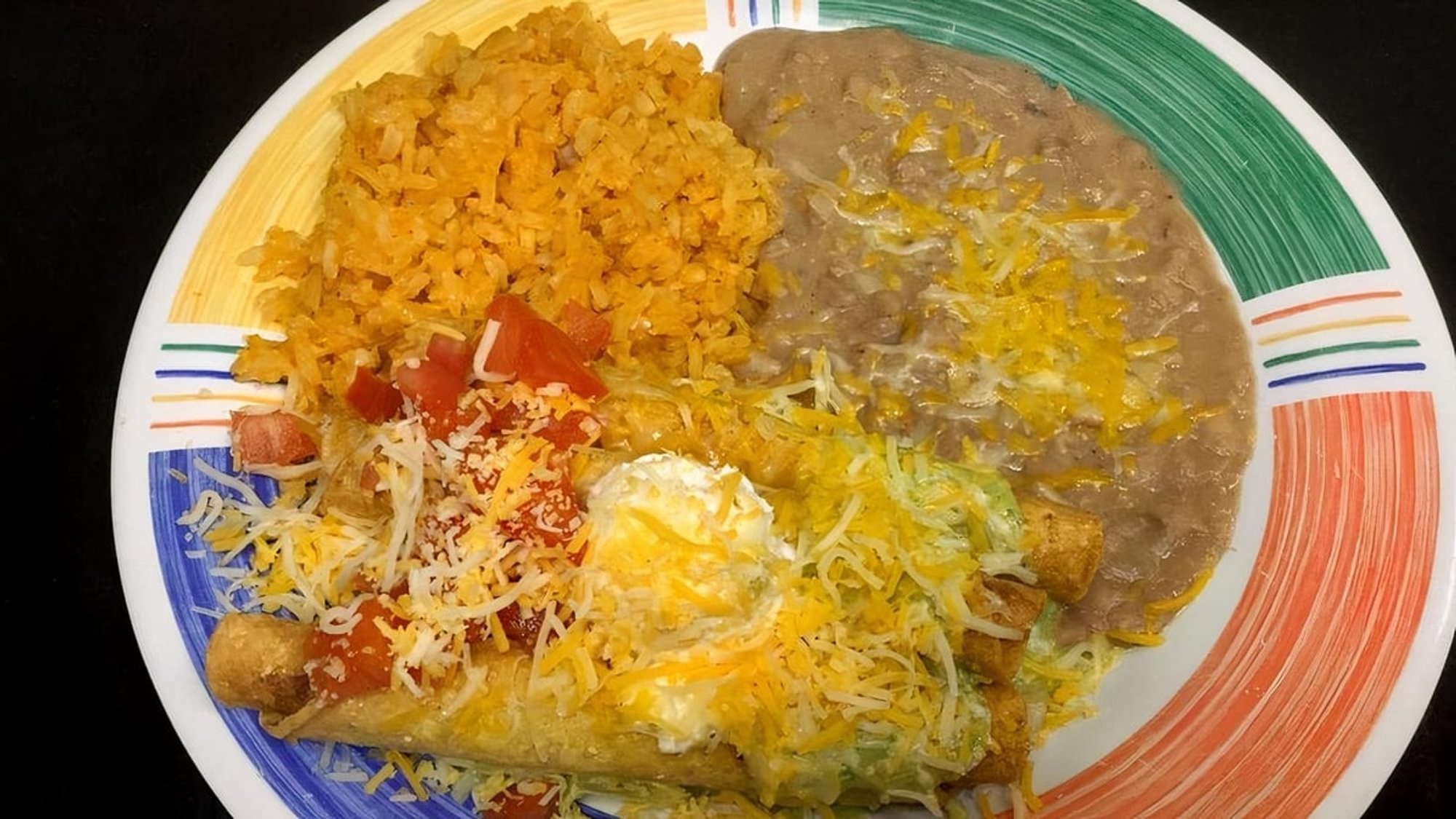 #2 Beef Rolled Tacos Combo