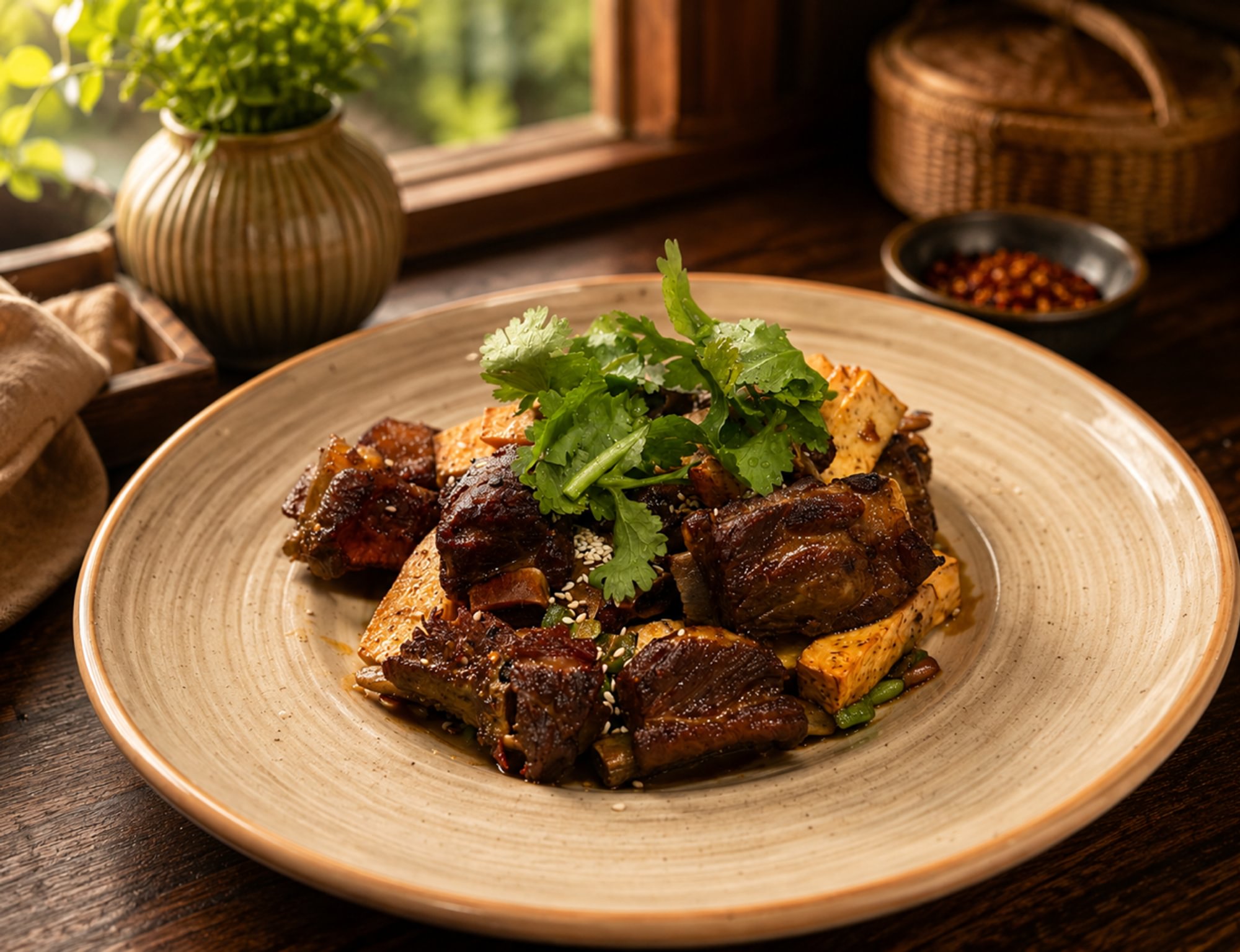 Spicy Crispy Ribs with Taro / 香芋辣子排骨
