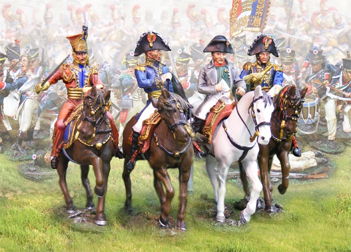 Napoleon and his Generals set