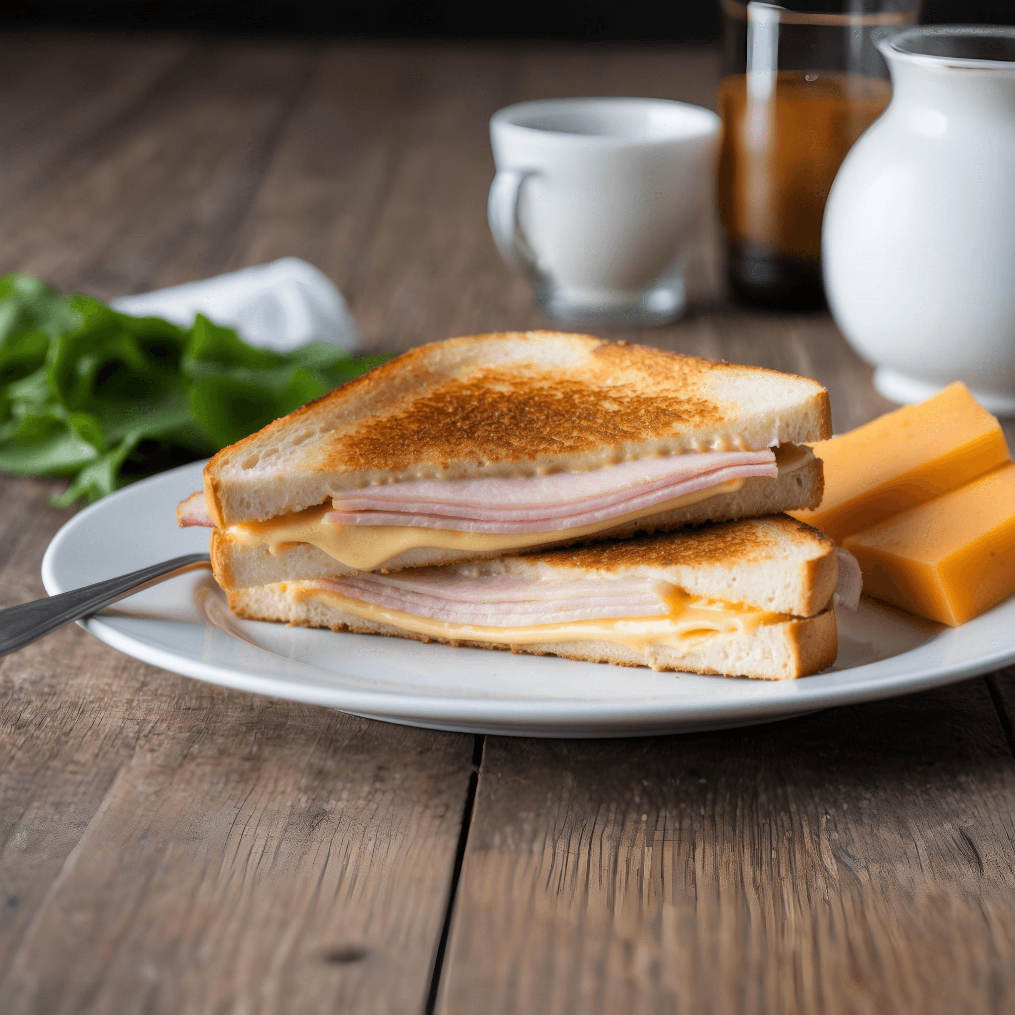 Grilled Ham & Cheese Sandwich