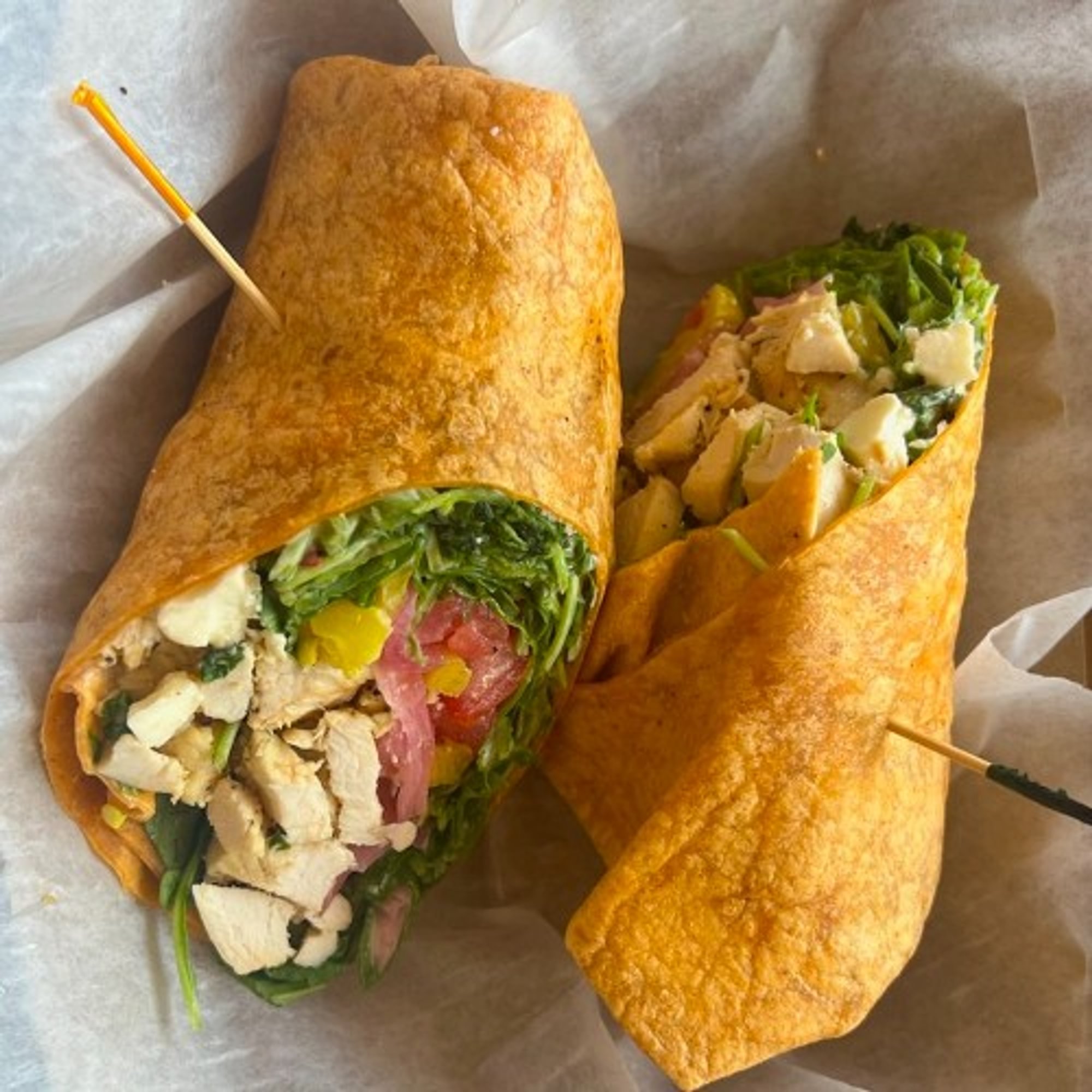 Zesty Chicken Wrap