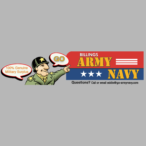 Billings Army Navy Surplus Store Logo
