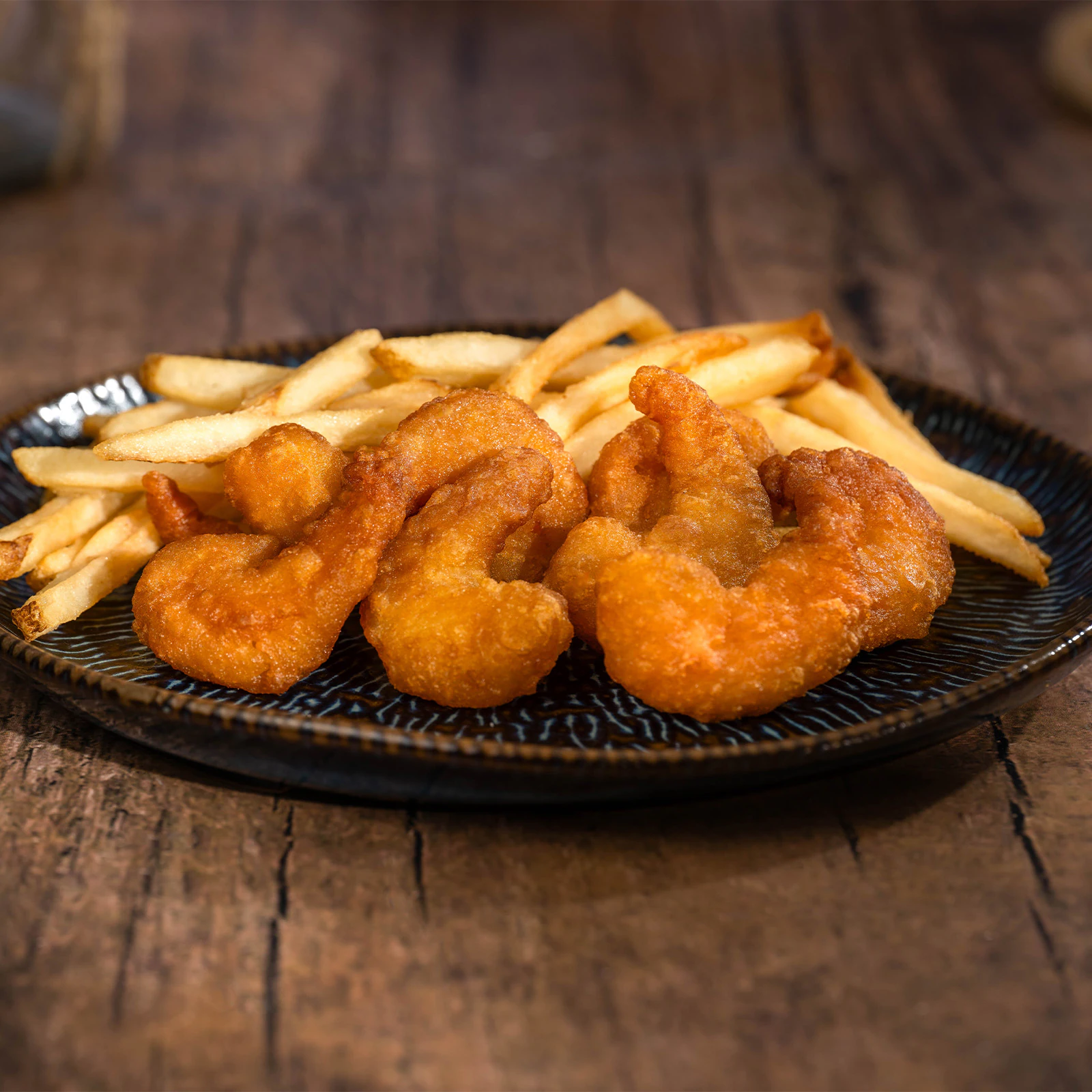 Beer-battered Shrimp Platter