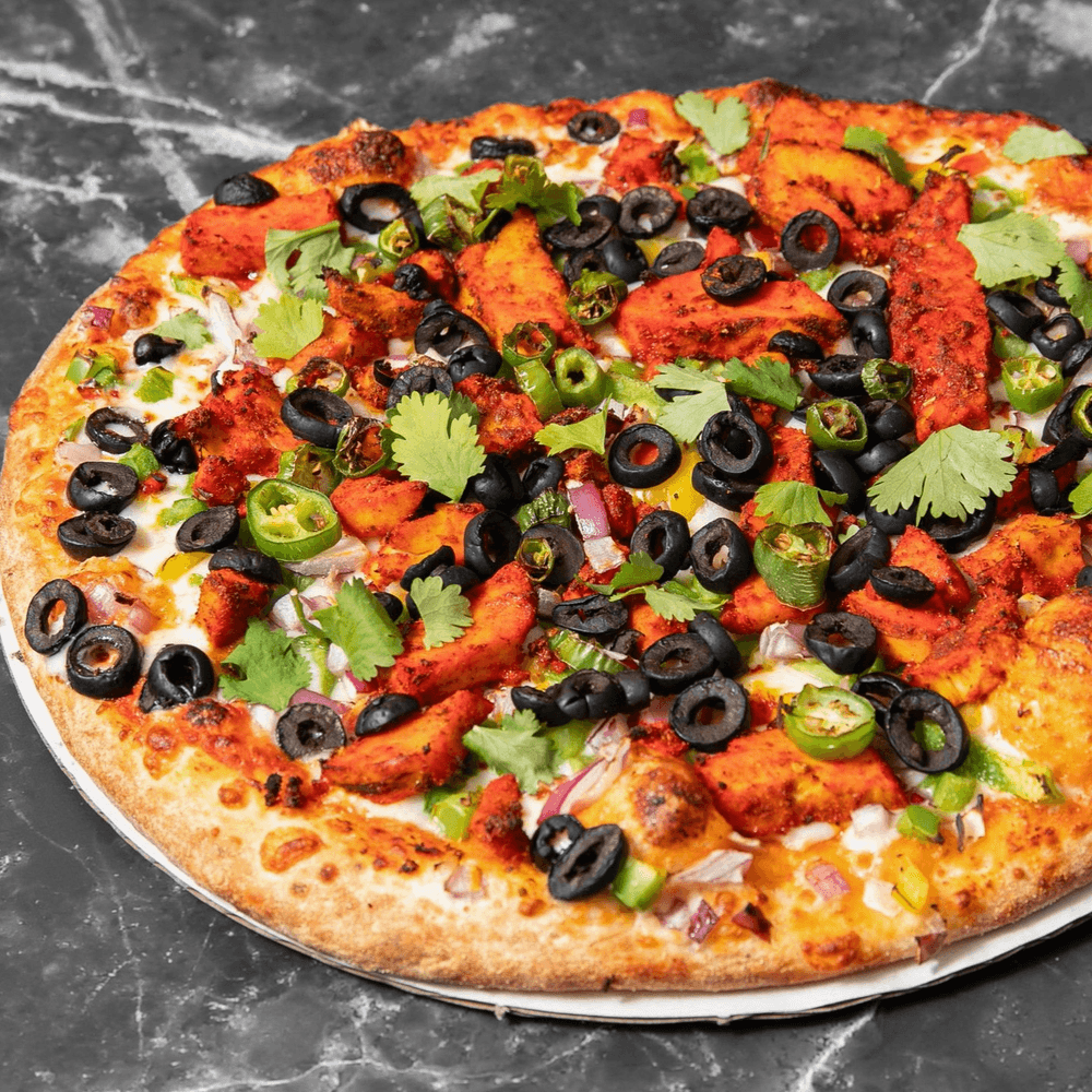 Butter Chicken Pizza