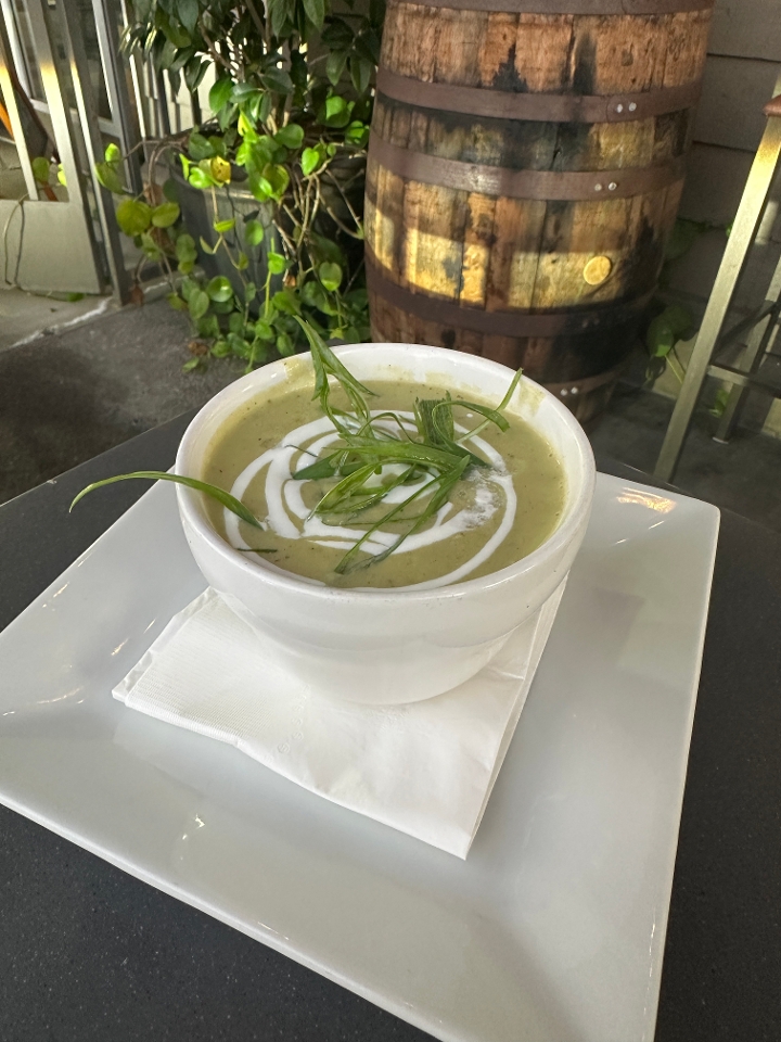 Artichoke and Poblano Soup