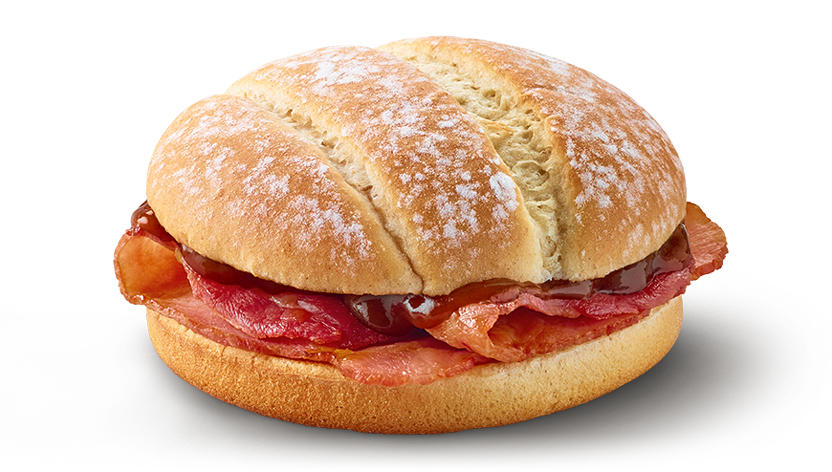 Bacon Roll with Brown Sauce