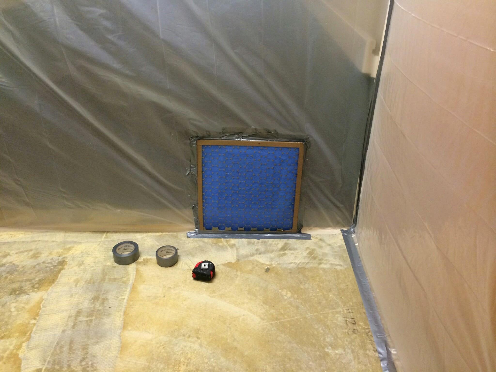 We safely seal off mold areas for removal and treatment