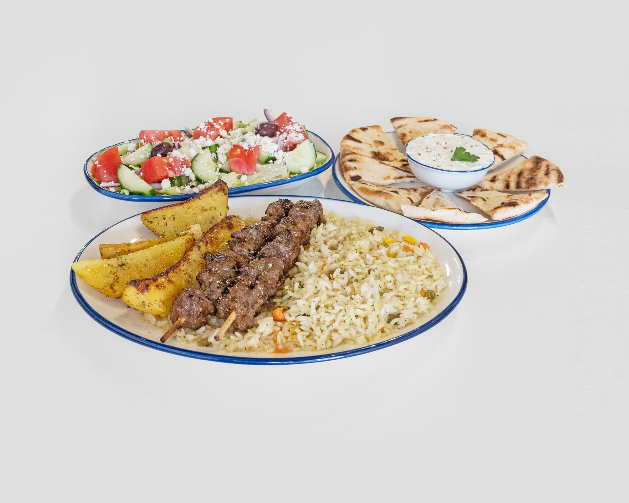 Lamb Souvlaki Plate