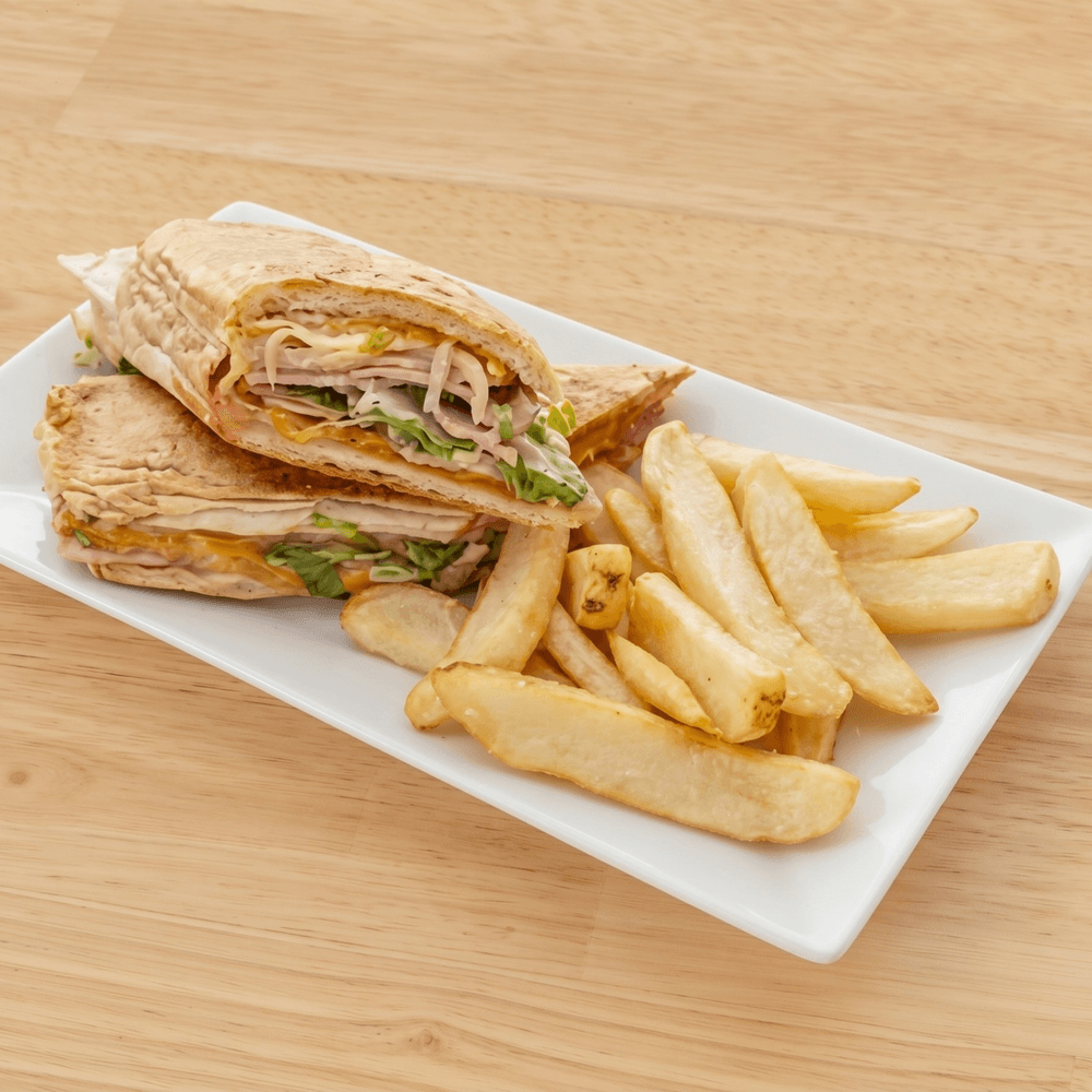 Pernil and Cheese Sandwich