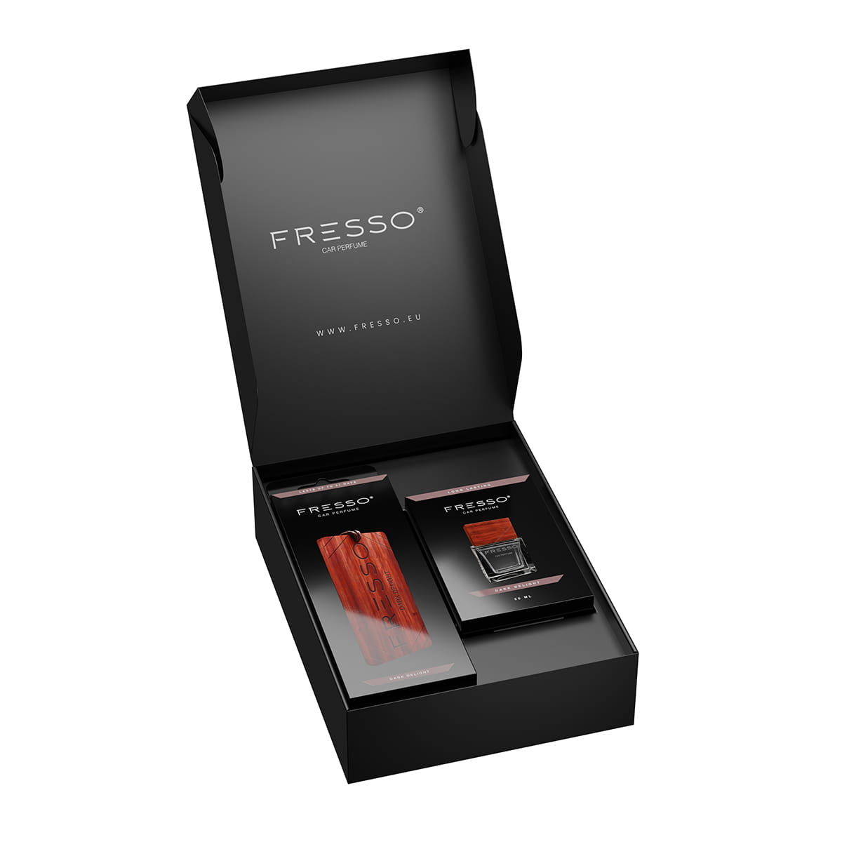 Fresso Air Freshener Gift Sets (Perfume + Wooden Pendant)