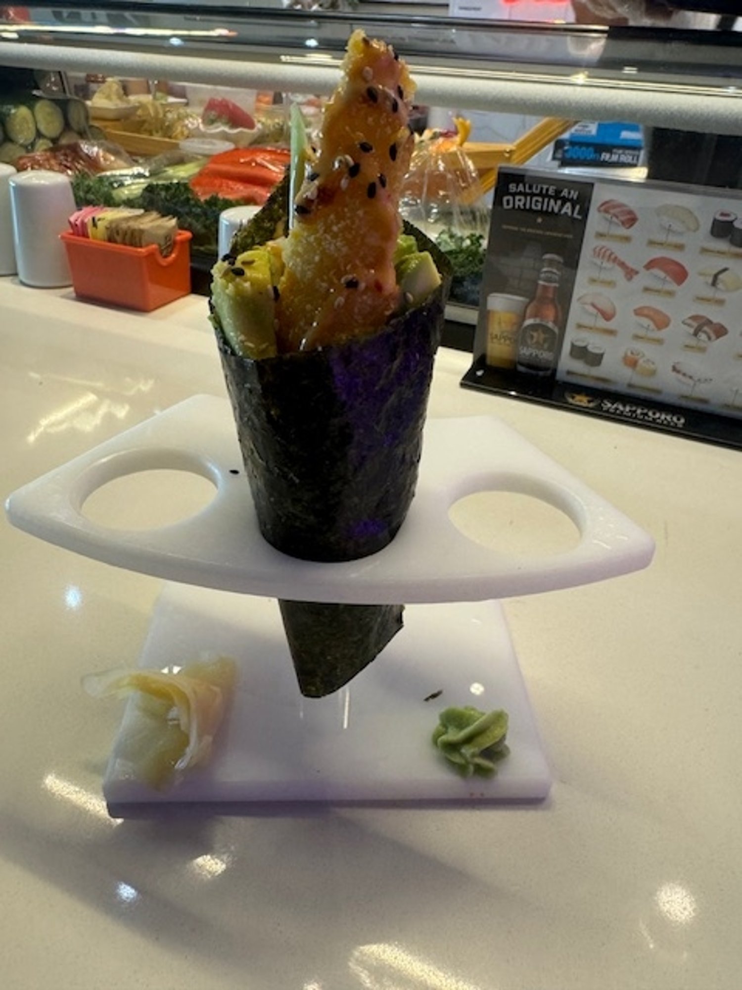 Shrimp Tempura Temaki