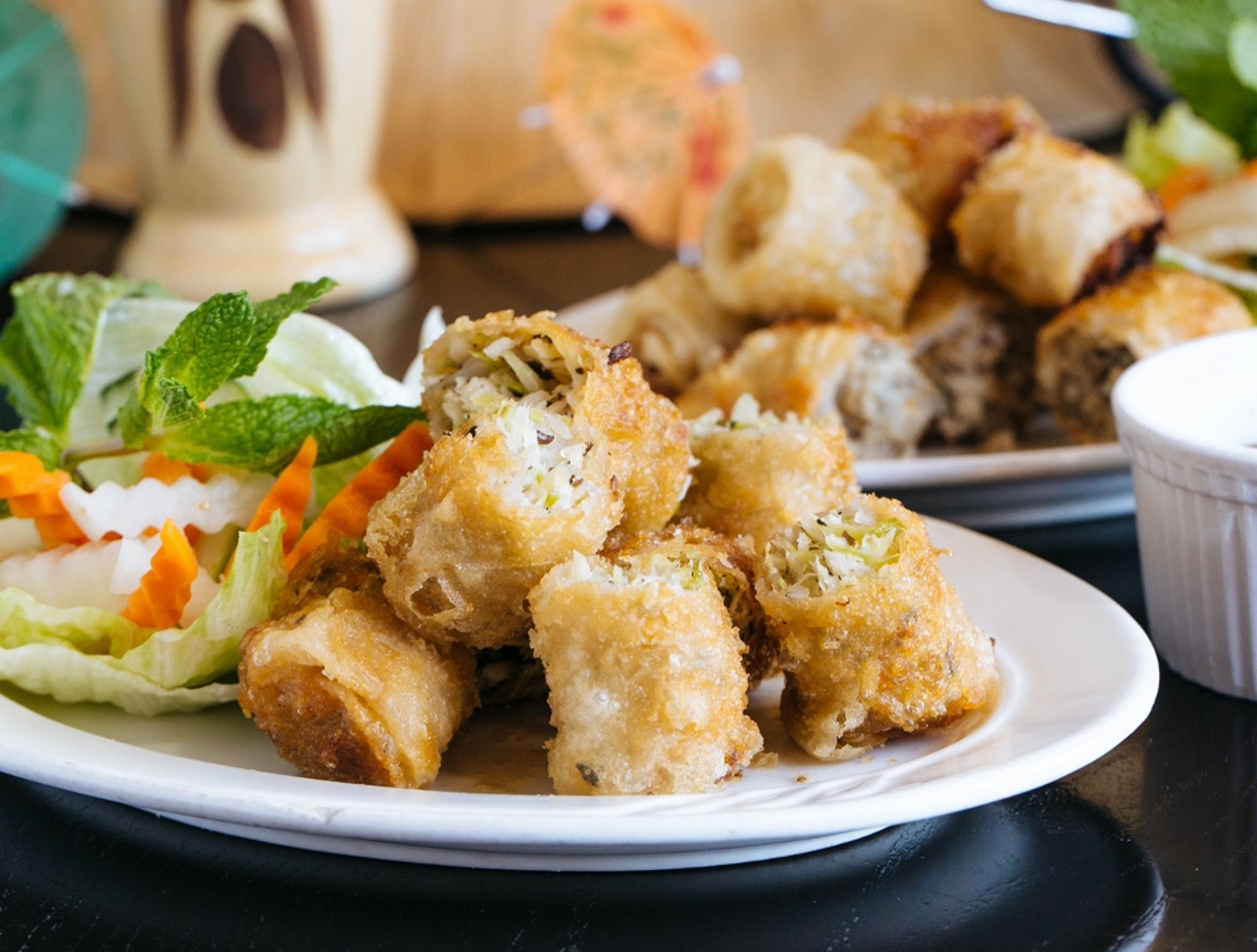 Crispy Veggie Spring Rolls (3)