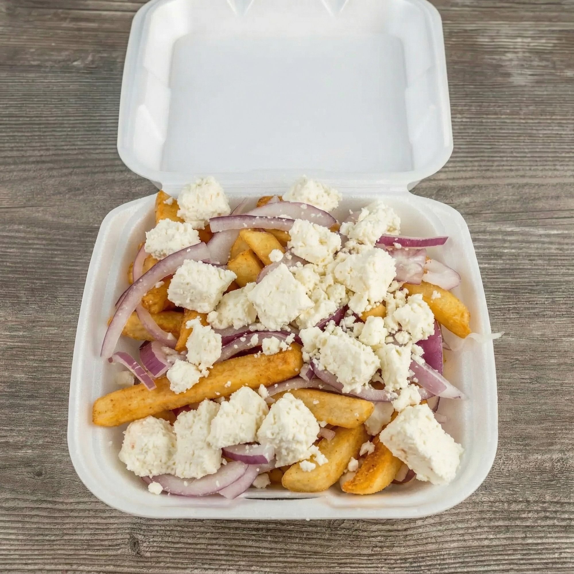 Loaded Greek Fries