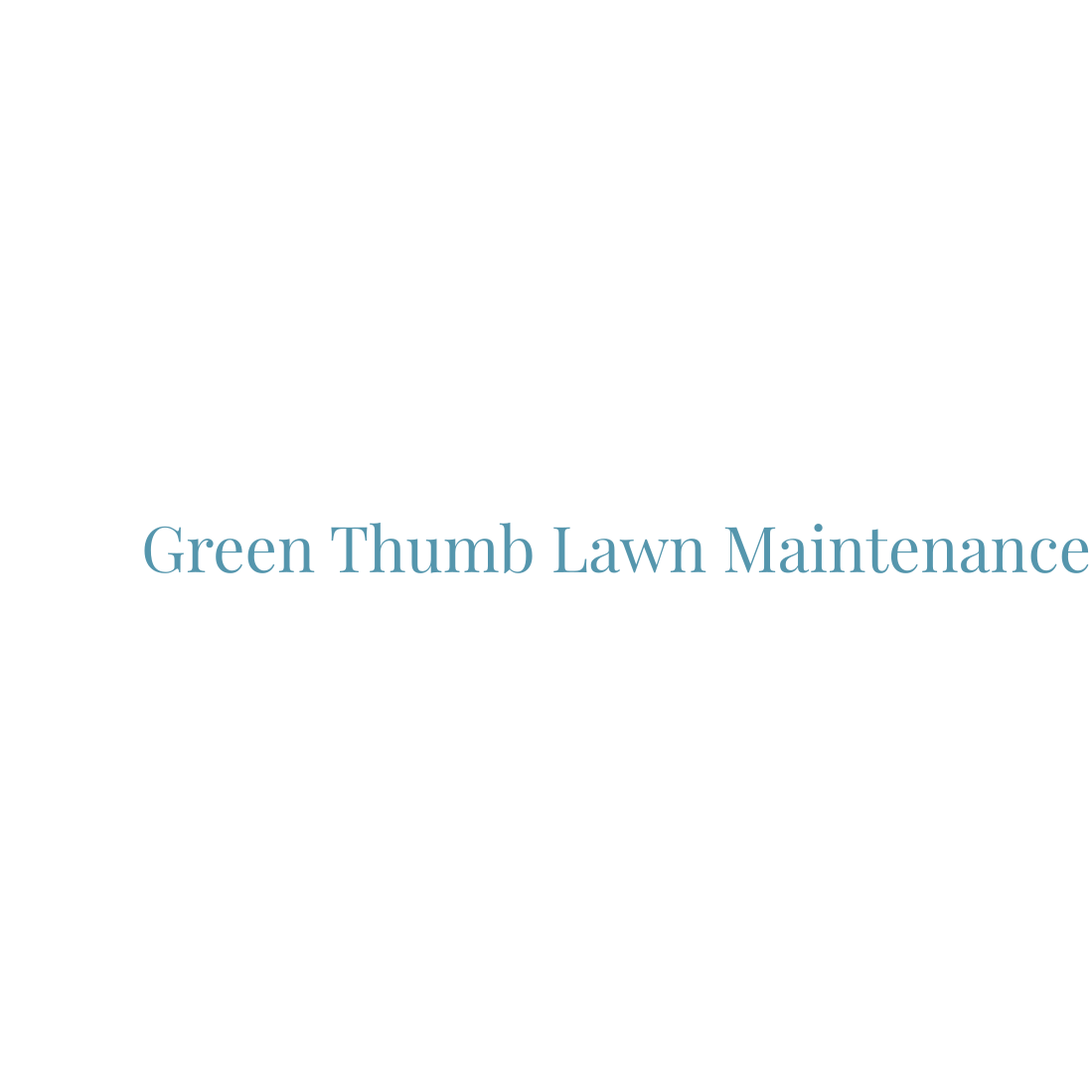 Green Thumb Lawn Maintenance Logo