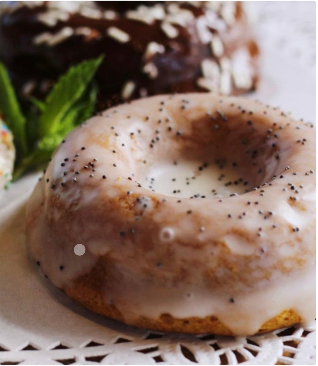 Pack of Vegan Donuts - Lemon Poppyseed (GF)