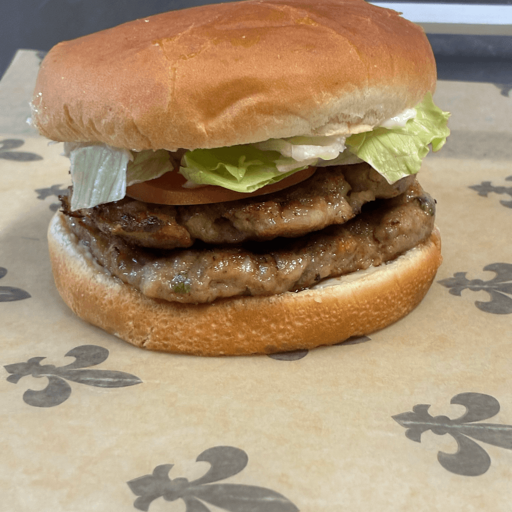 Double Gator Burger