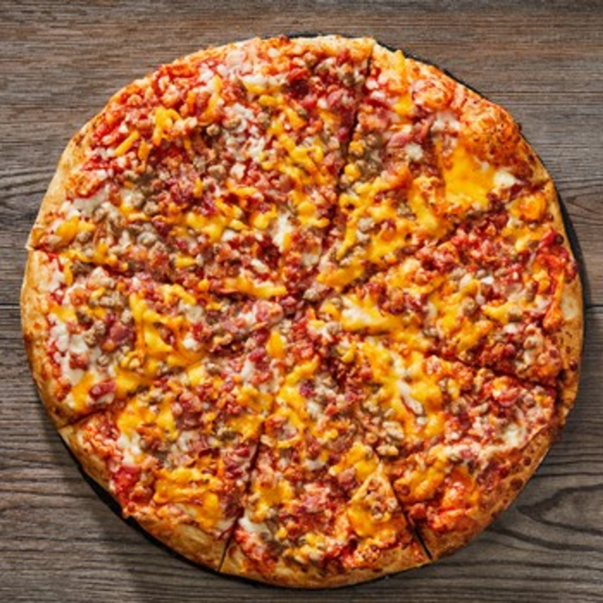 Bacon Double Cheeseburger Pizza